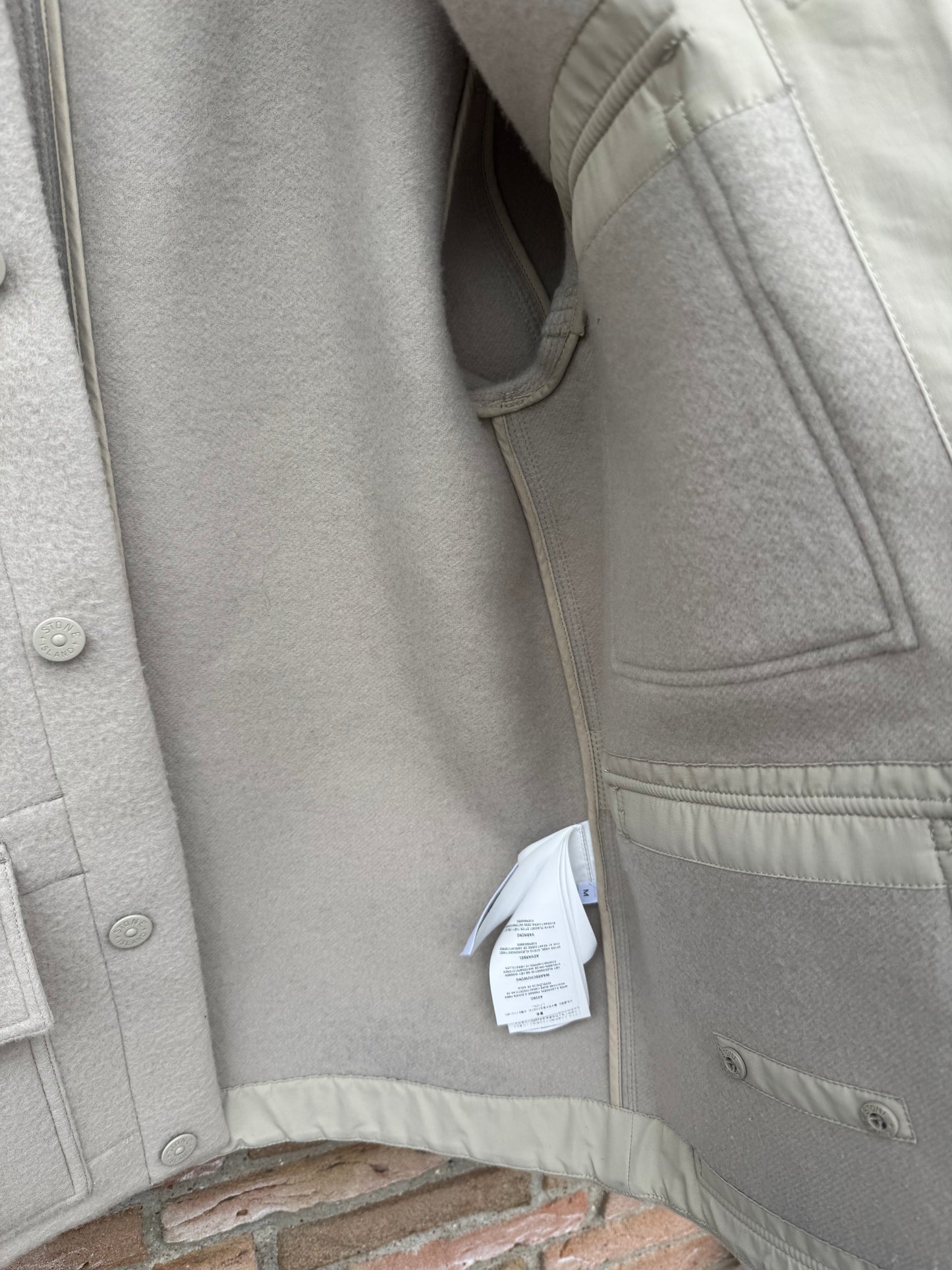 Stone Island Heavy Melton Ghost Jacket - M