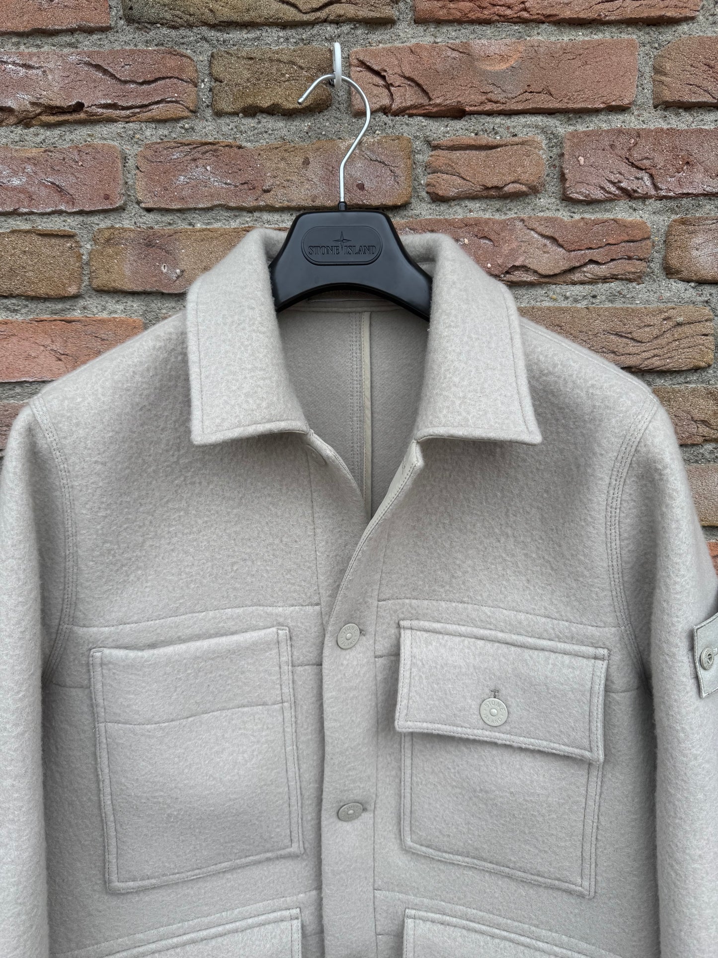 Stone Island Heavy Melton Ghost Jacket - M