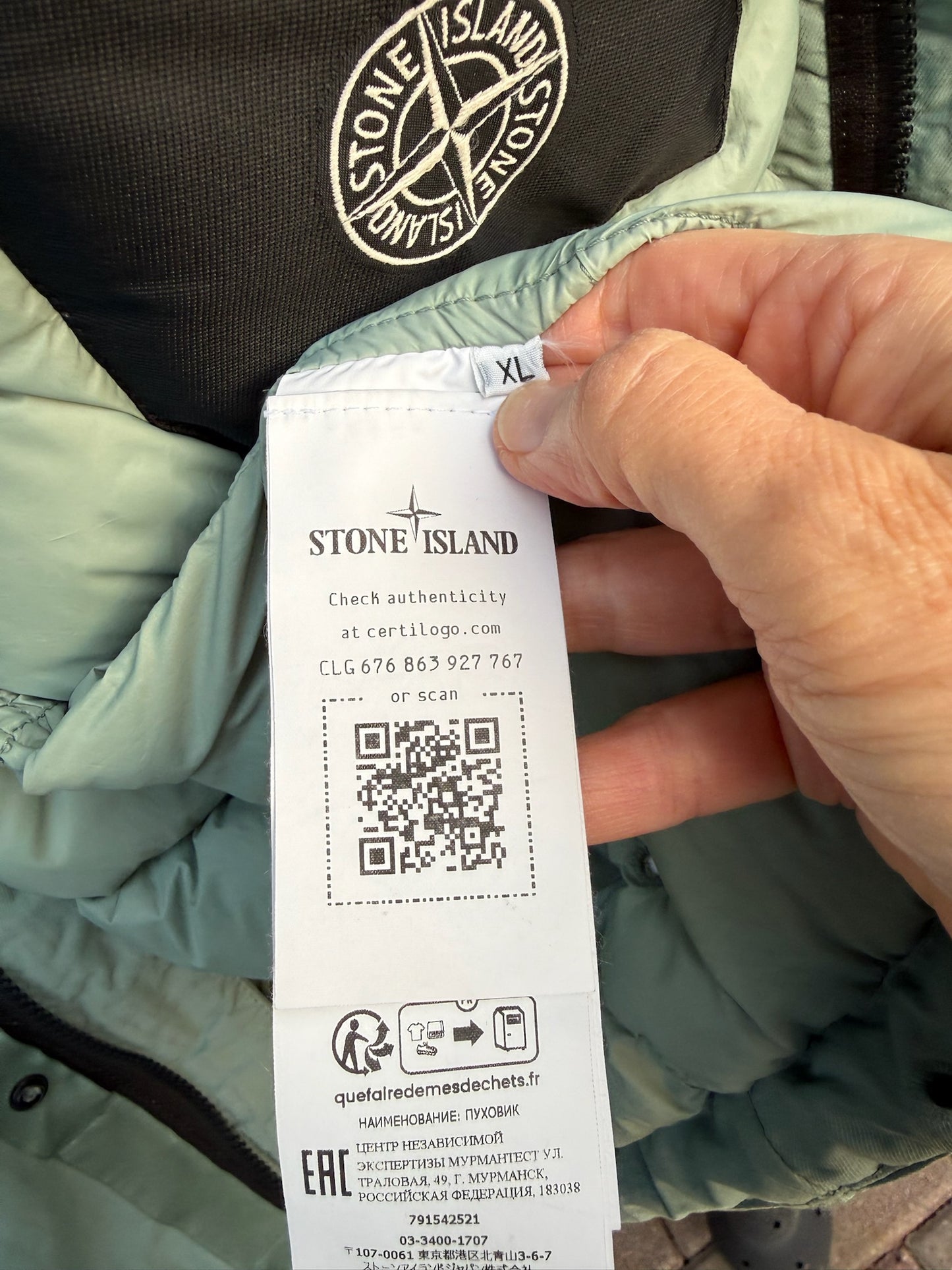 Stone Island Opaque Nylon Twill Down-TC Jacket - XL