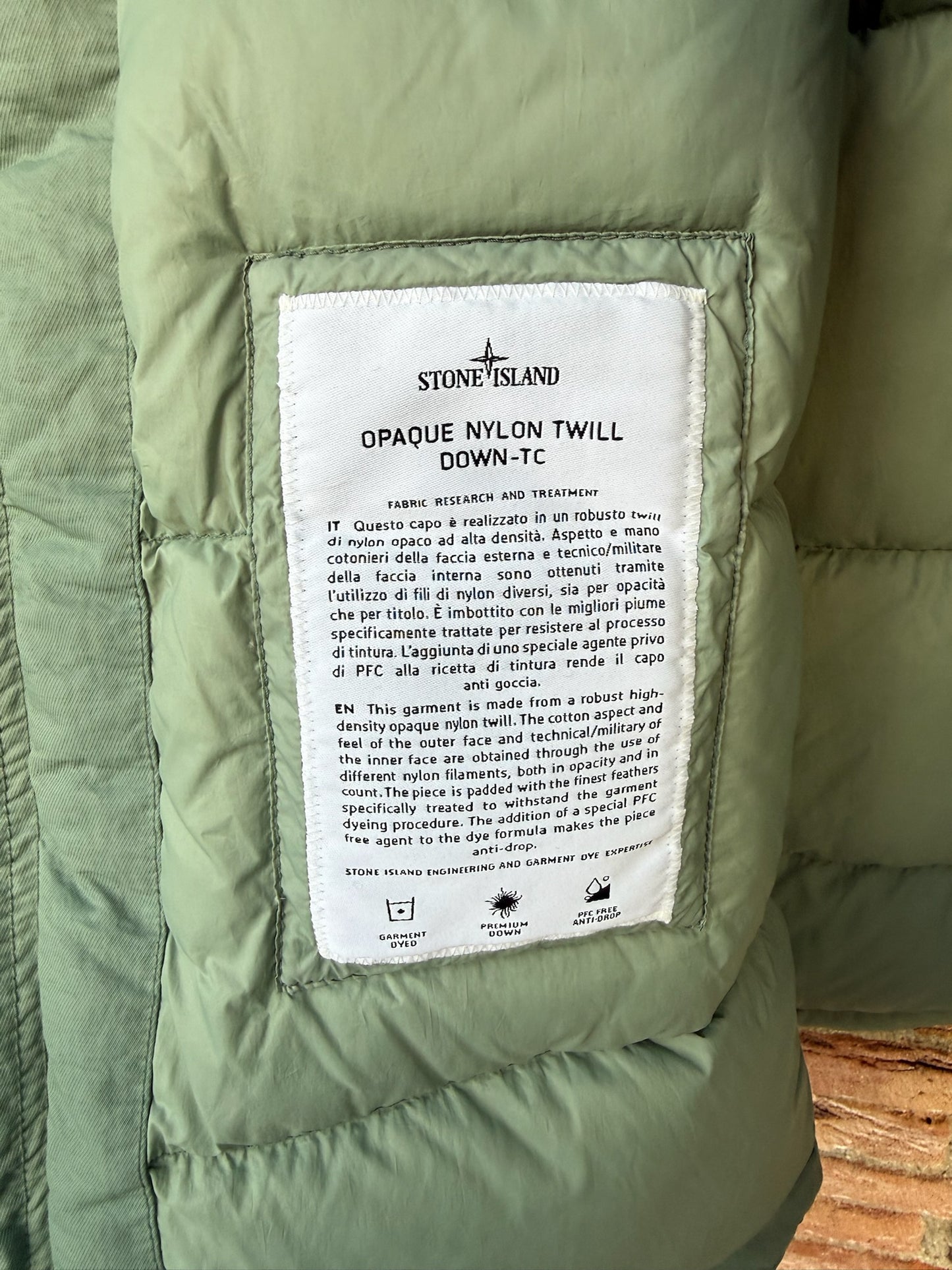 Stone Island Opaque Nylon Twill Down-TC Jacket - XL