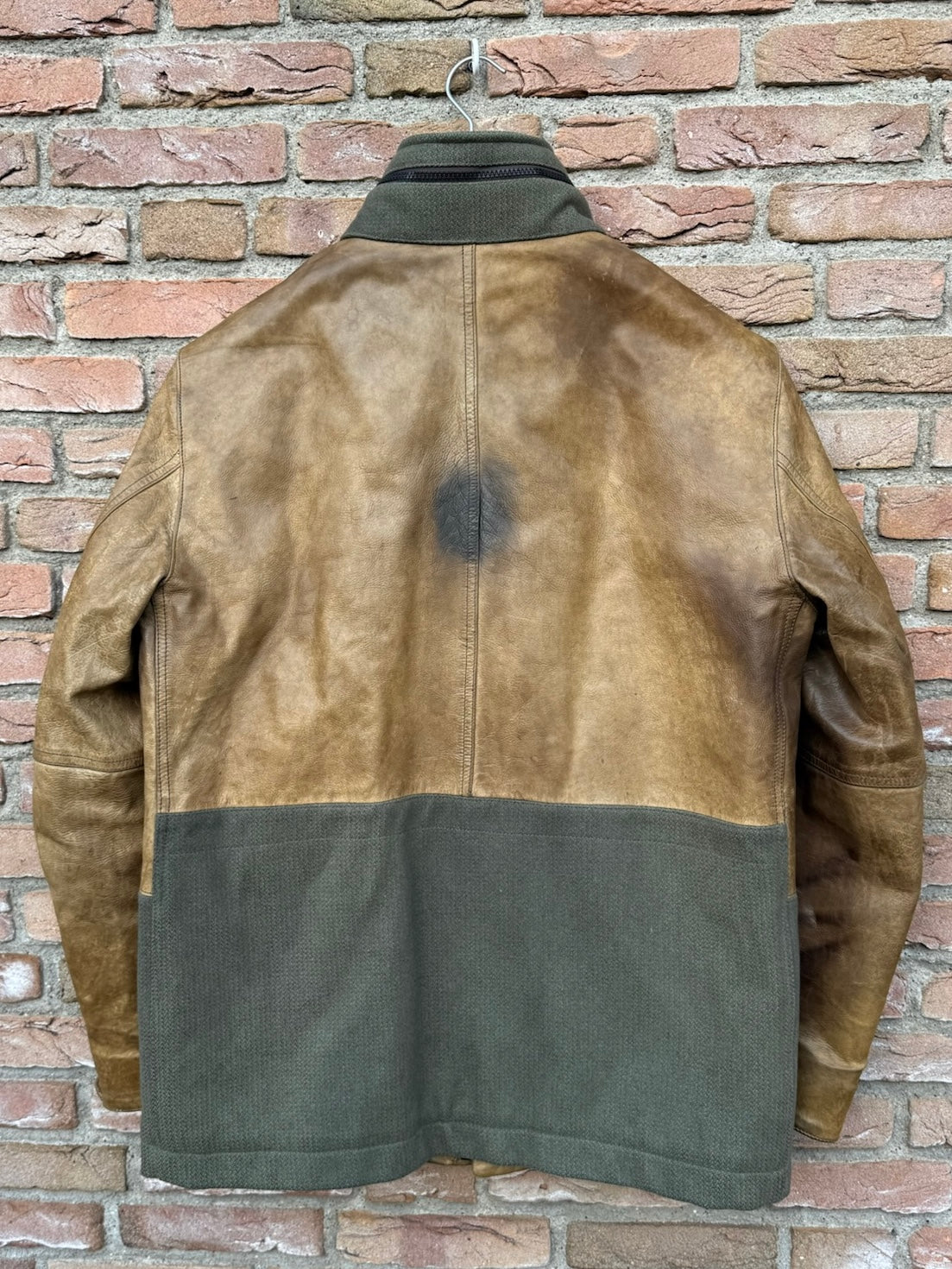 Stone Island Waxed Soft Leather Jacket - XXL