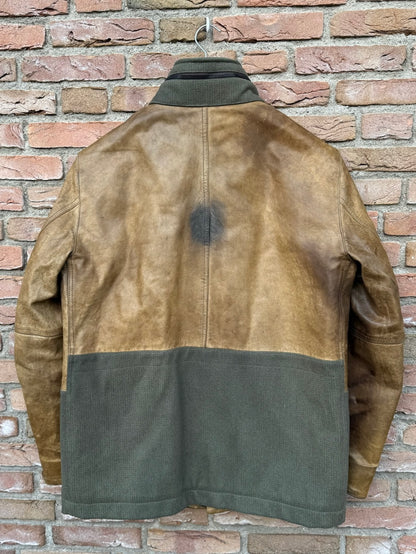 Stone Island Waxed Soft Leather Jacket - XXL