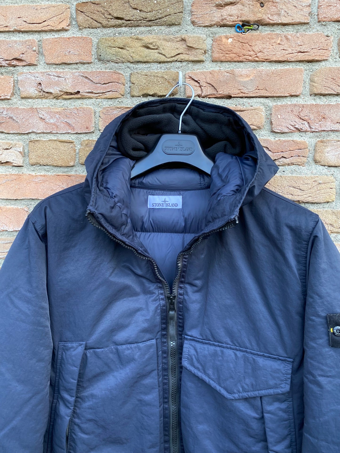 Stone Island Opaque Nylon Daunenjacke - M