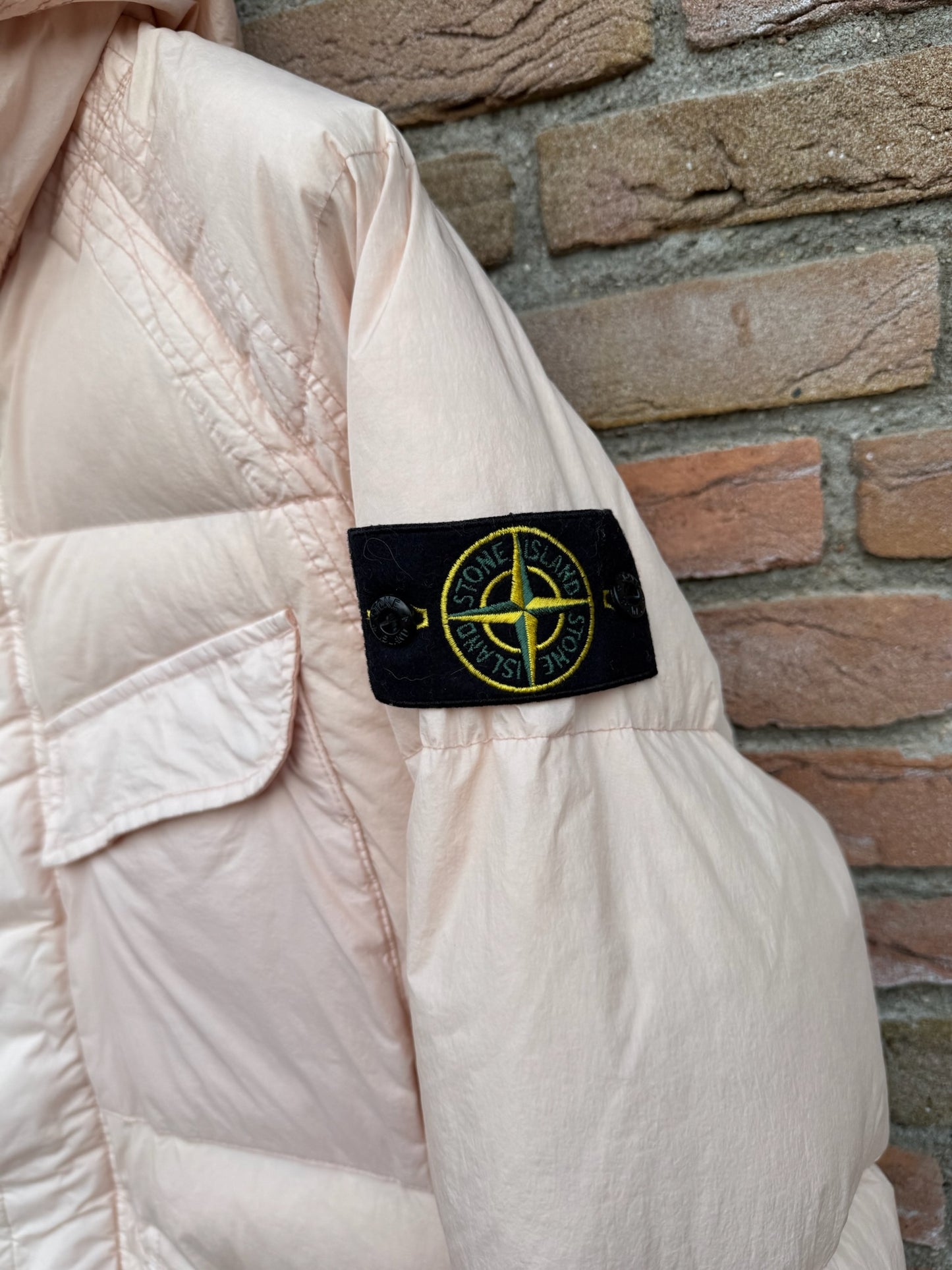 Stone Island Garment Dyed Crinkle Reps R-NY Down Jacket - M