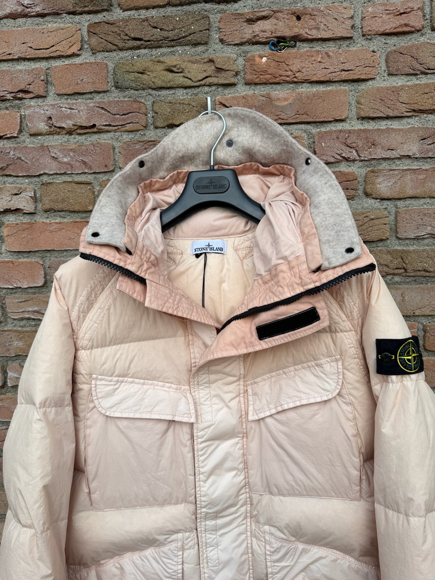 Stone Island Garment Dyed Crinkle Reps R-NY Down Jacket - M