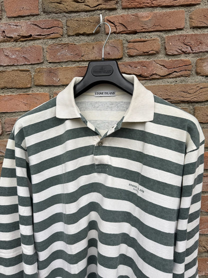 Stone Island Marina Polo Longsleeve Shirt - L