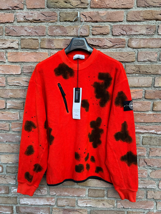 Stone Island Hand Colouring Fleece Pullover - S