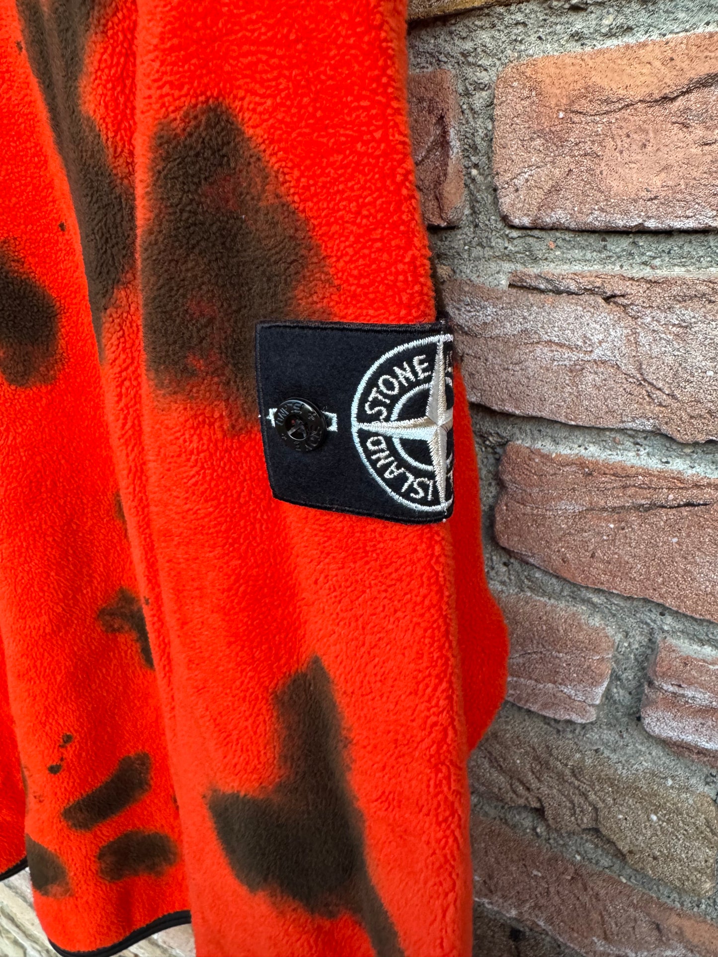 Stone Island Hand Colouring Fleece Pullover - S