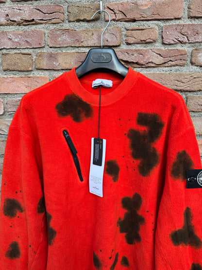 Stone Island Hand Colouring Fleece Pullover - S