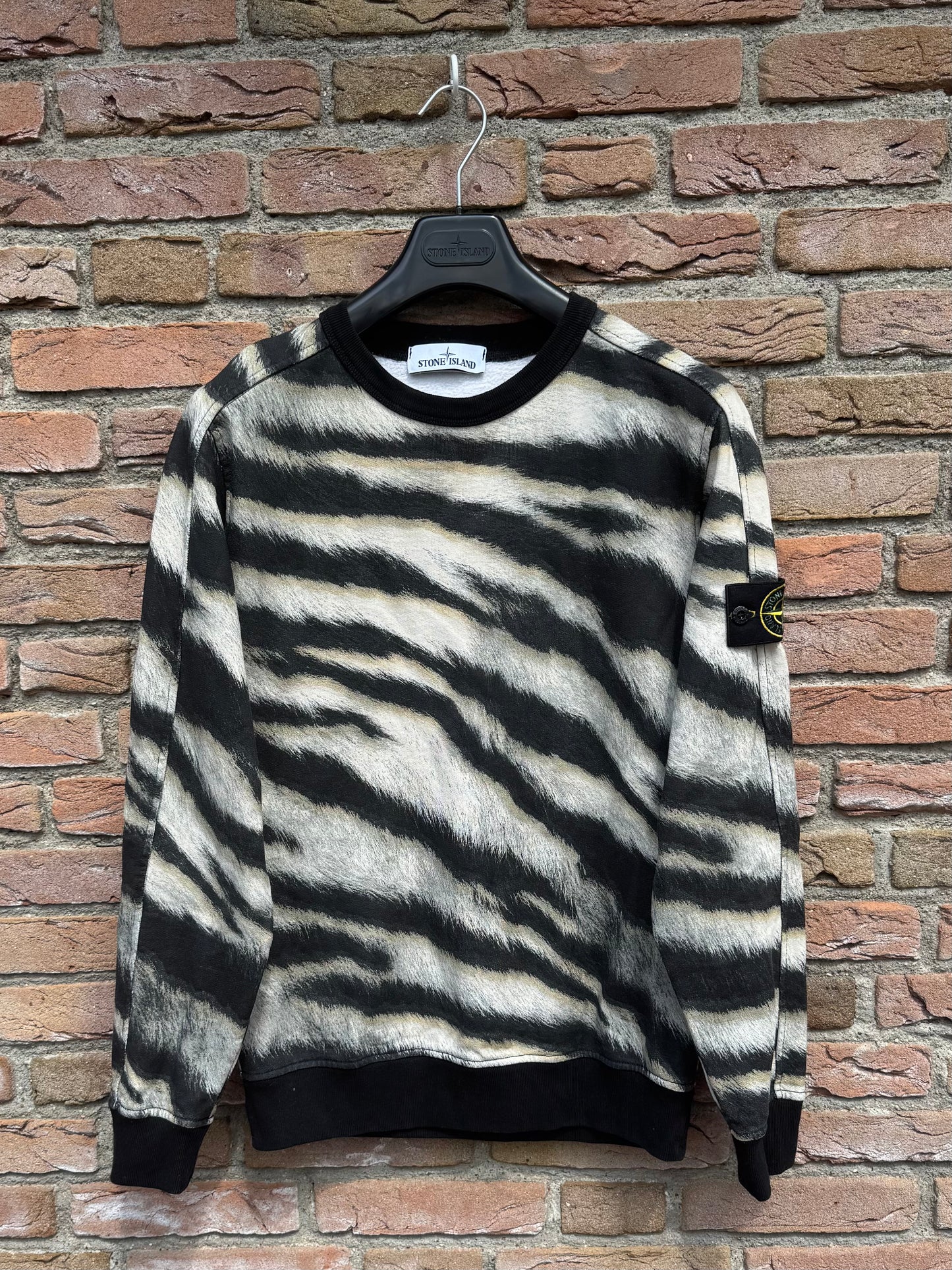 Stone Island White Tiger Sweatshirt - M