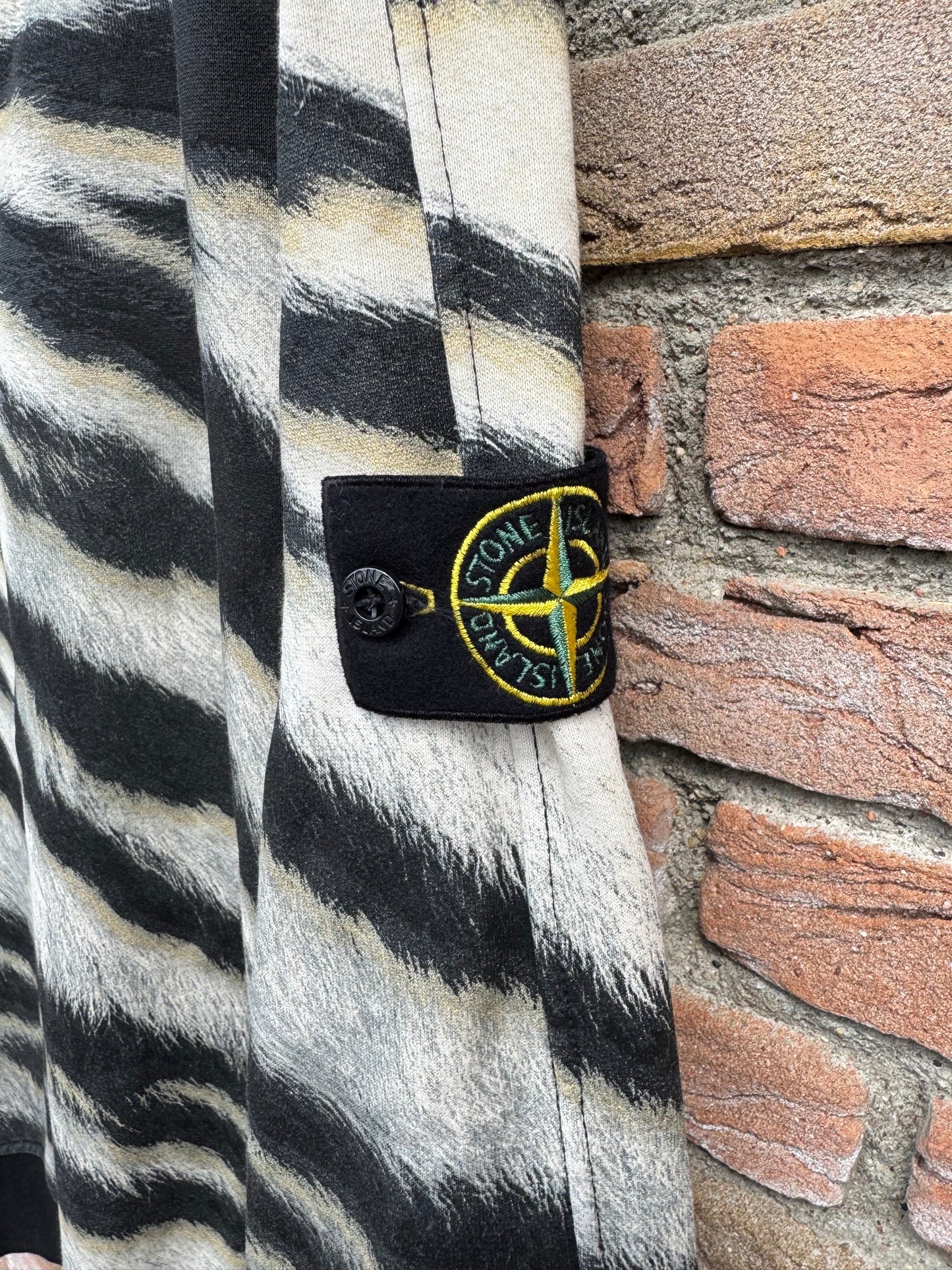 Stone Island White Tiger Sweatshirt - M
