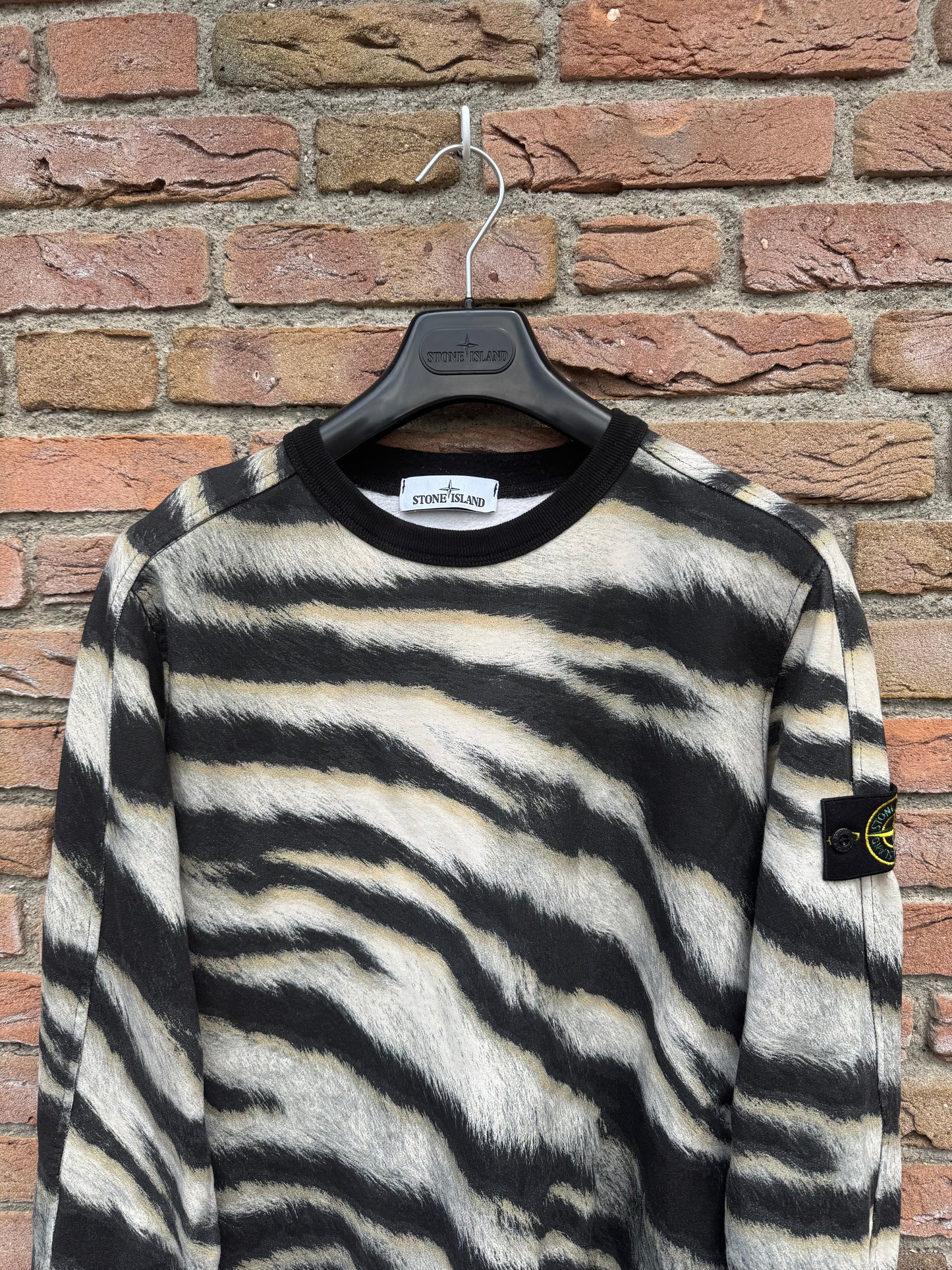 Stone Island White Tiger Sweatshirt - M