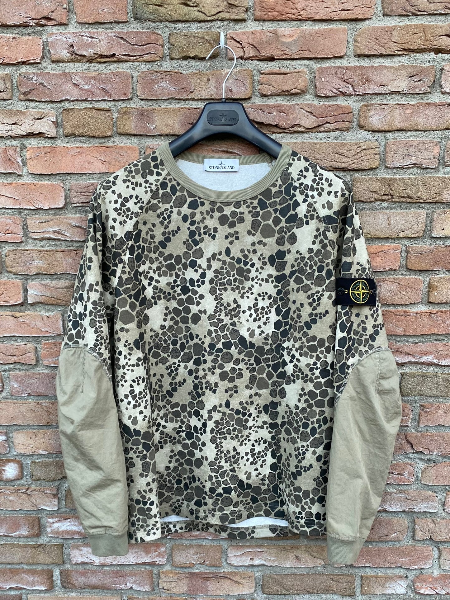 Stone Island Alligator Camo Sweatshirt - L