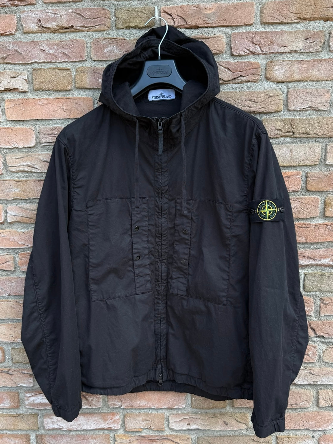 Stone Island Supima Cotton Twill Stretch-TC Jacket - L