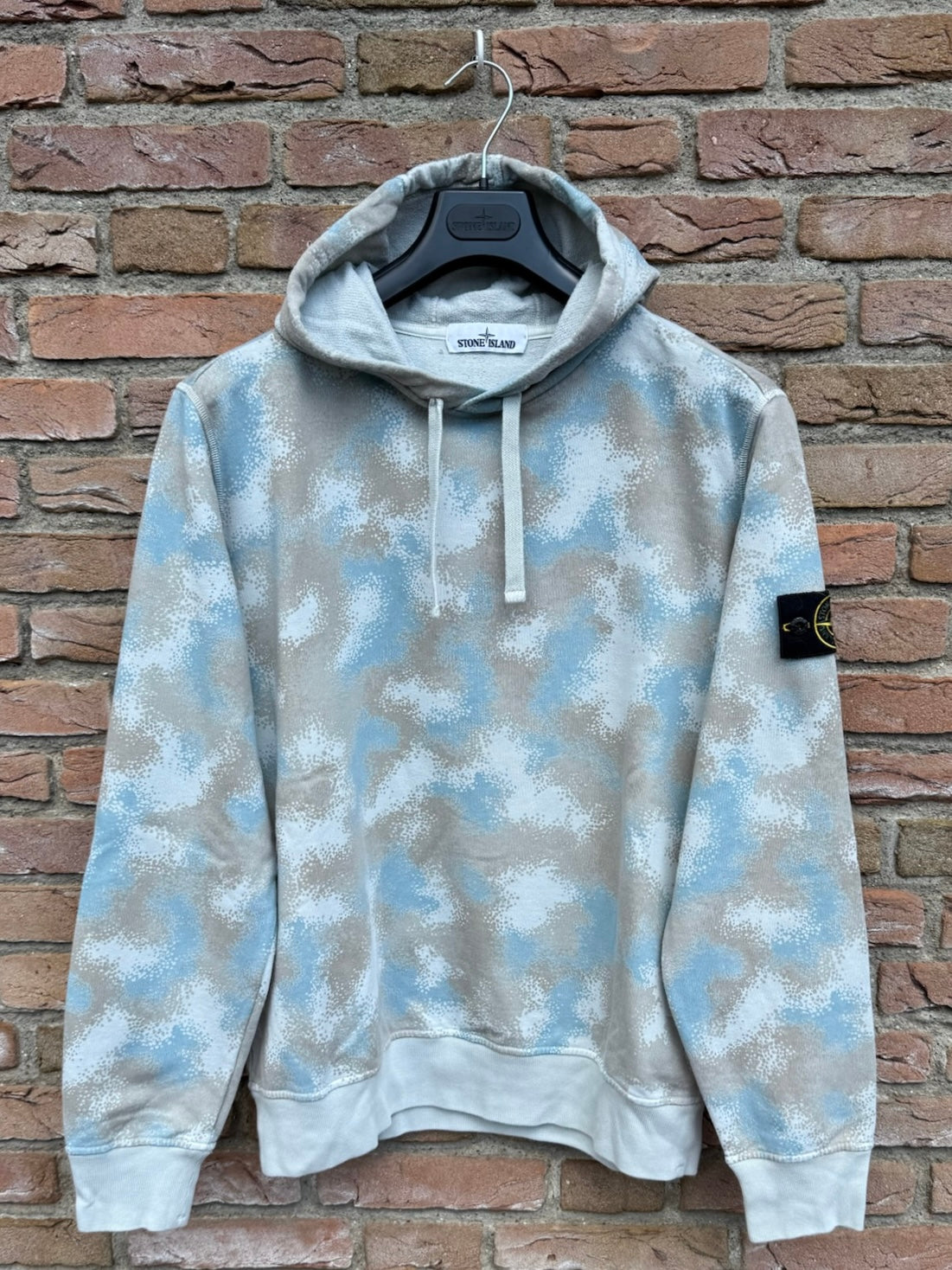 Stone Island Camo Dévoré Hoodie - L