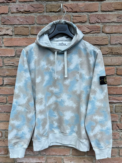 Stone Island Camo Dévoré Hoodie - L