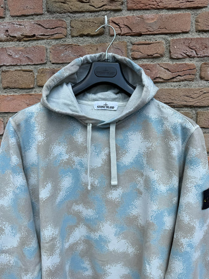 Stone Island Camo Dévoré Hoodie - L