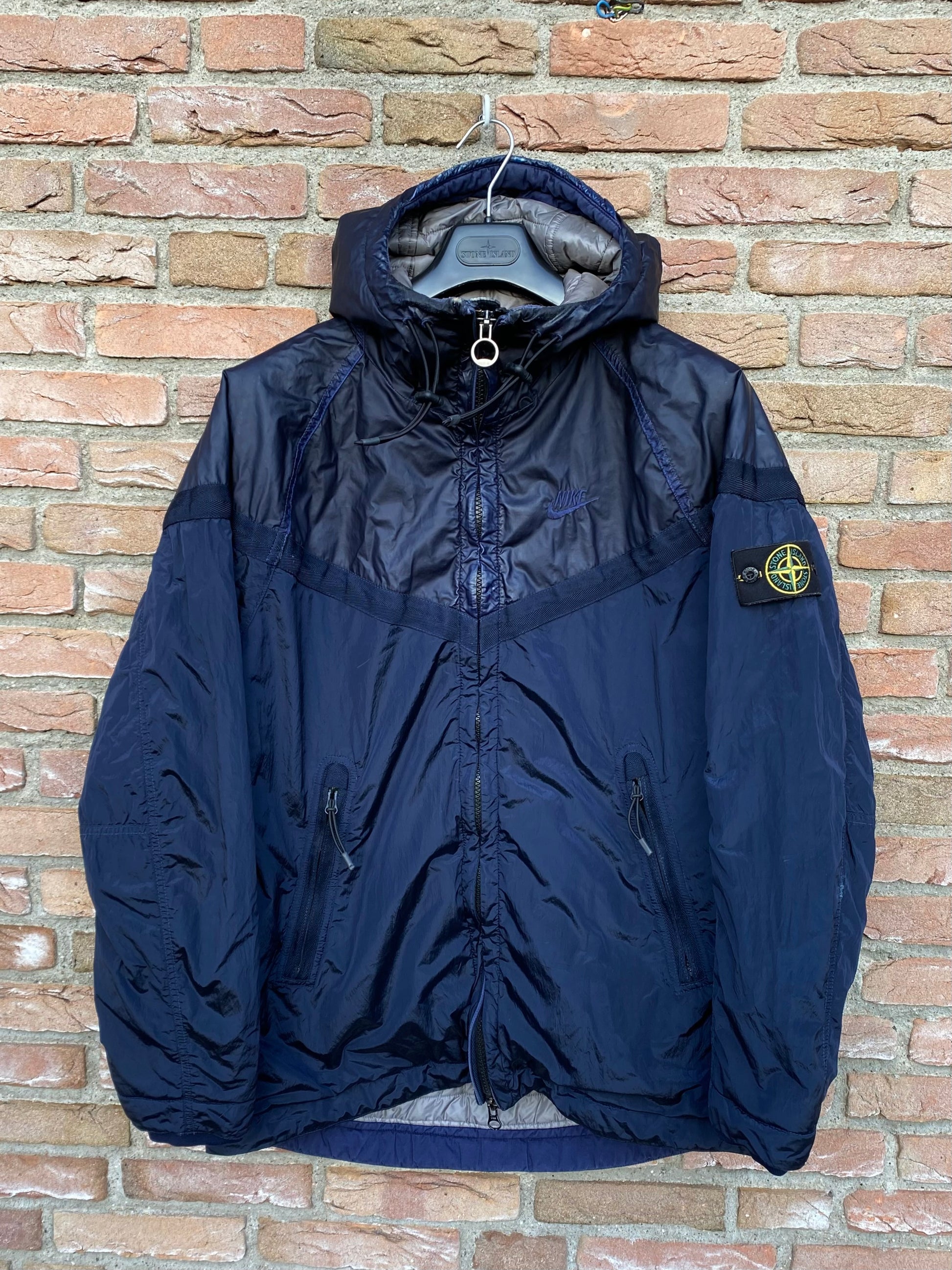 Stone Island x Nike Mussola Gommata Nylon Metal Jacke L