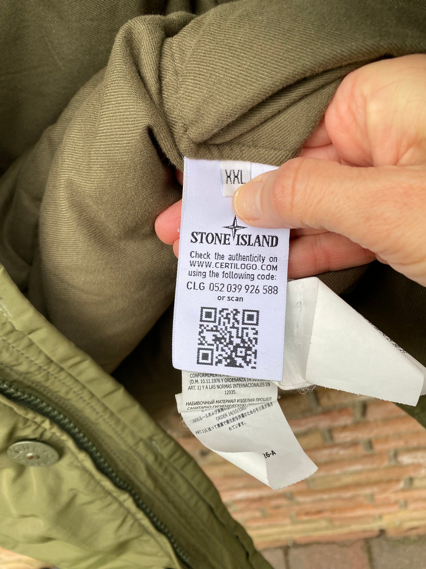 Stone Island Micro Reps Daunenjacke - XXL