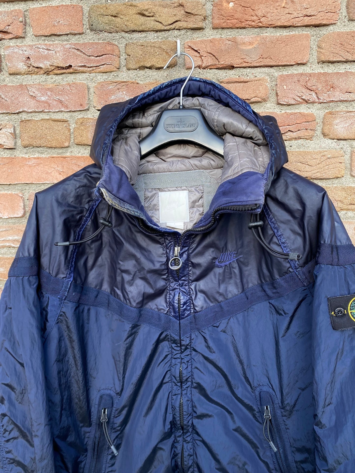 Stone Island x Nike Mussola Gommata / Nylon Metal Jacke - L