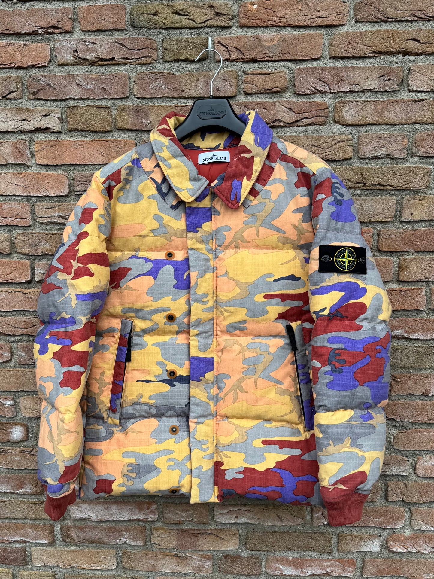 Stone Island Heritage Camo Daunenjacke - L