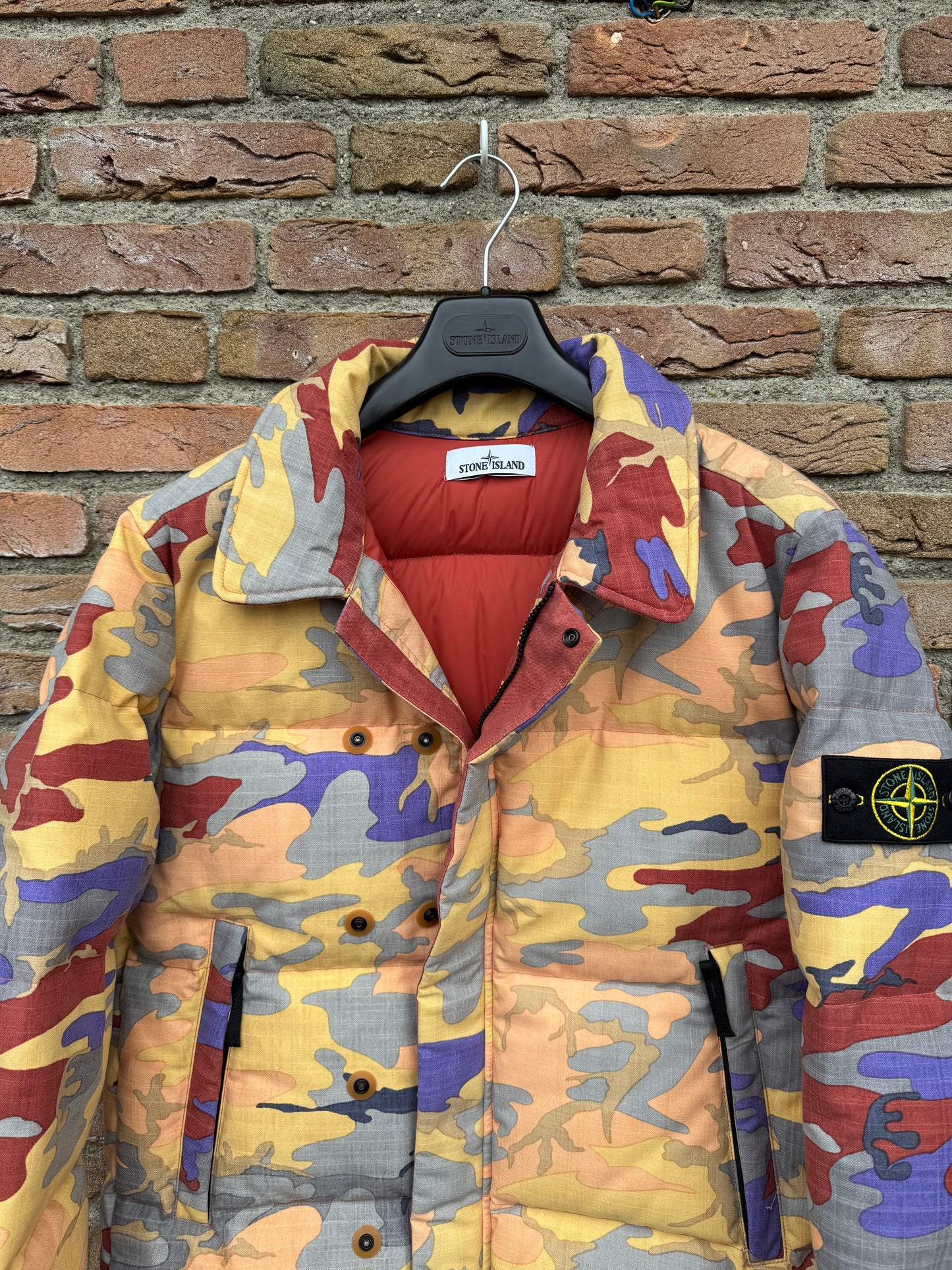 Stone Island Heritage Camo Daunenjacke - L