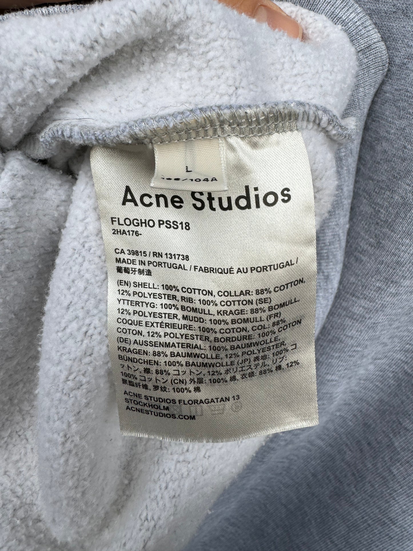 Acne Studios Flogho Sweatshirt - L