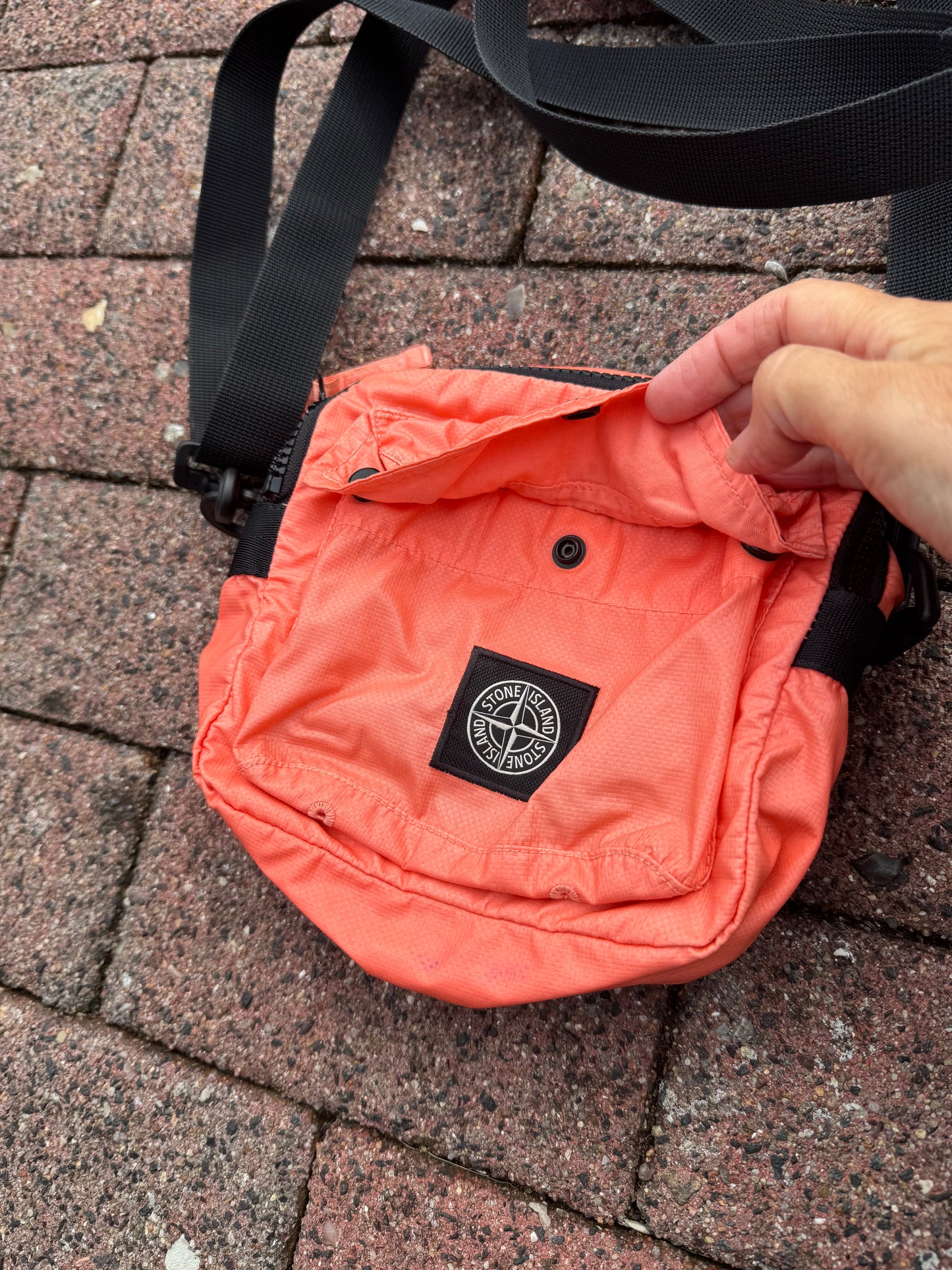 Stone Island Mussola Gommata Bag