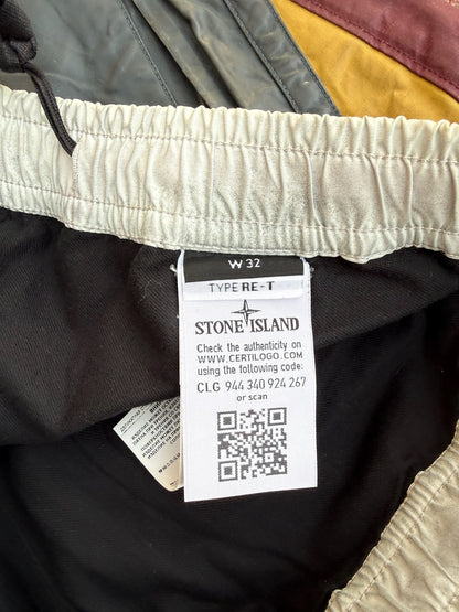 Stone Island Tela Placcata Bicolore Trousers - W32
