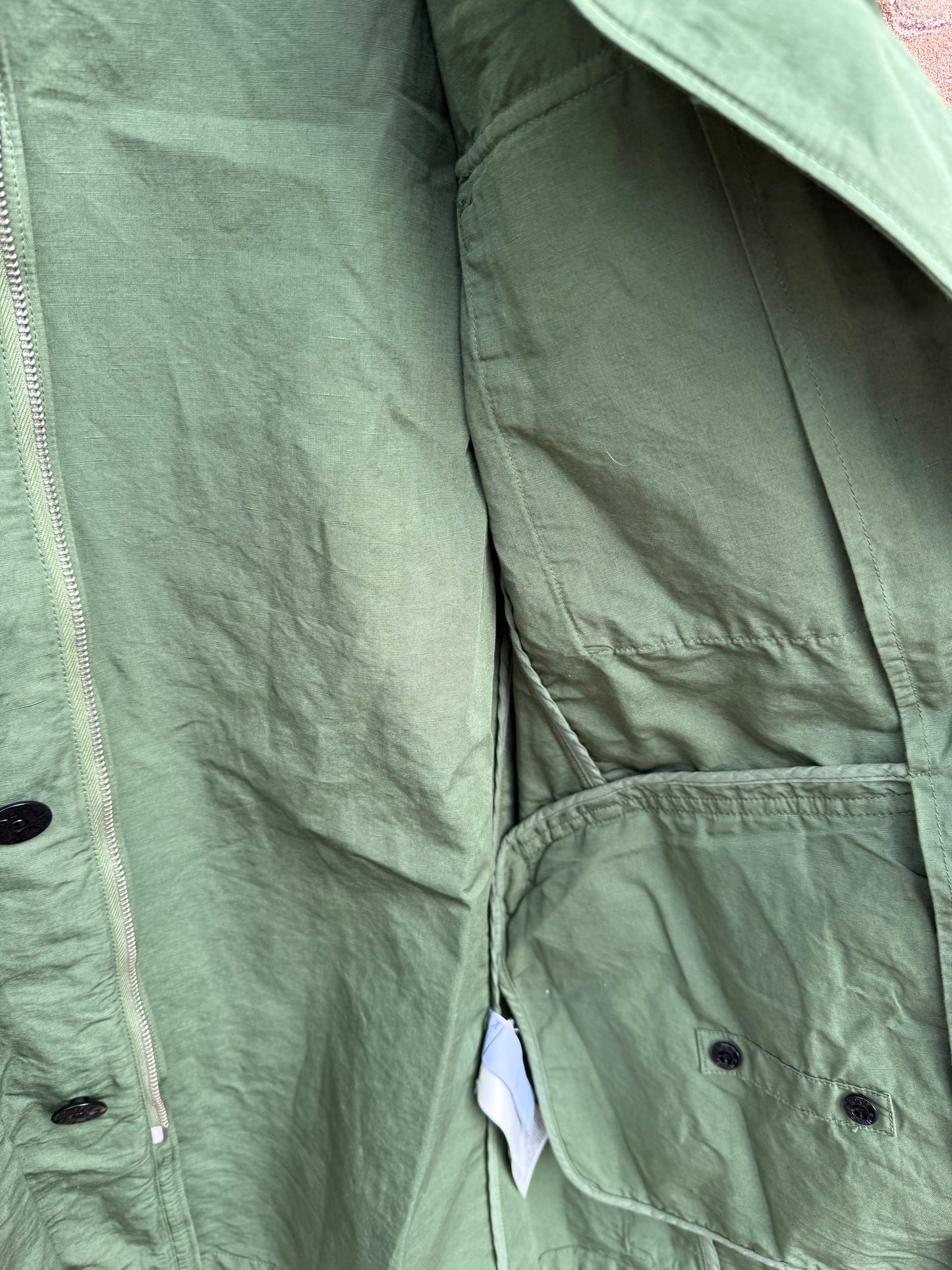 Stone Island Tela Cotone Lino Fiammato-TC Jacket - L