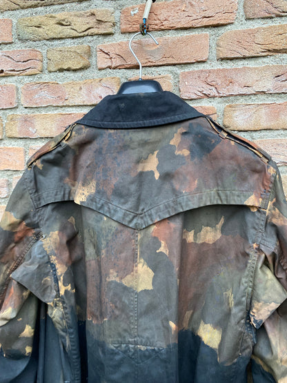 Stone Island Hand Painted Camo Mantel - L