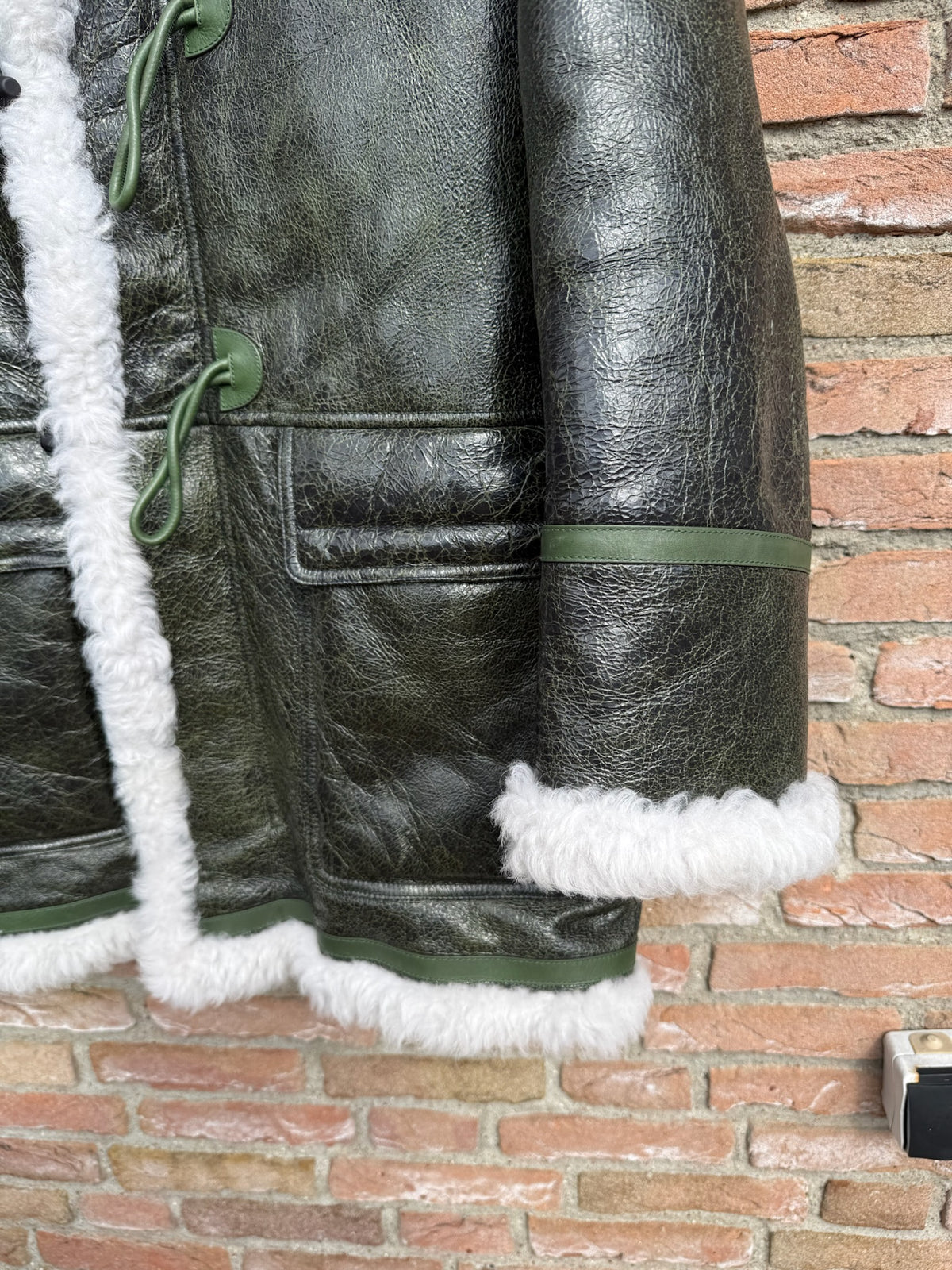 Stone Island Vitrified Sheepskin Jacket - M