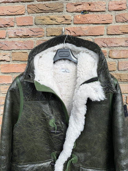 Stone Island Vitrified Sheepskin Jacket - M