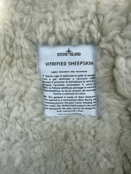 Stone Island Vitrified Sheepskin Jacket - M
