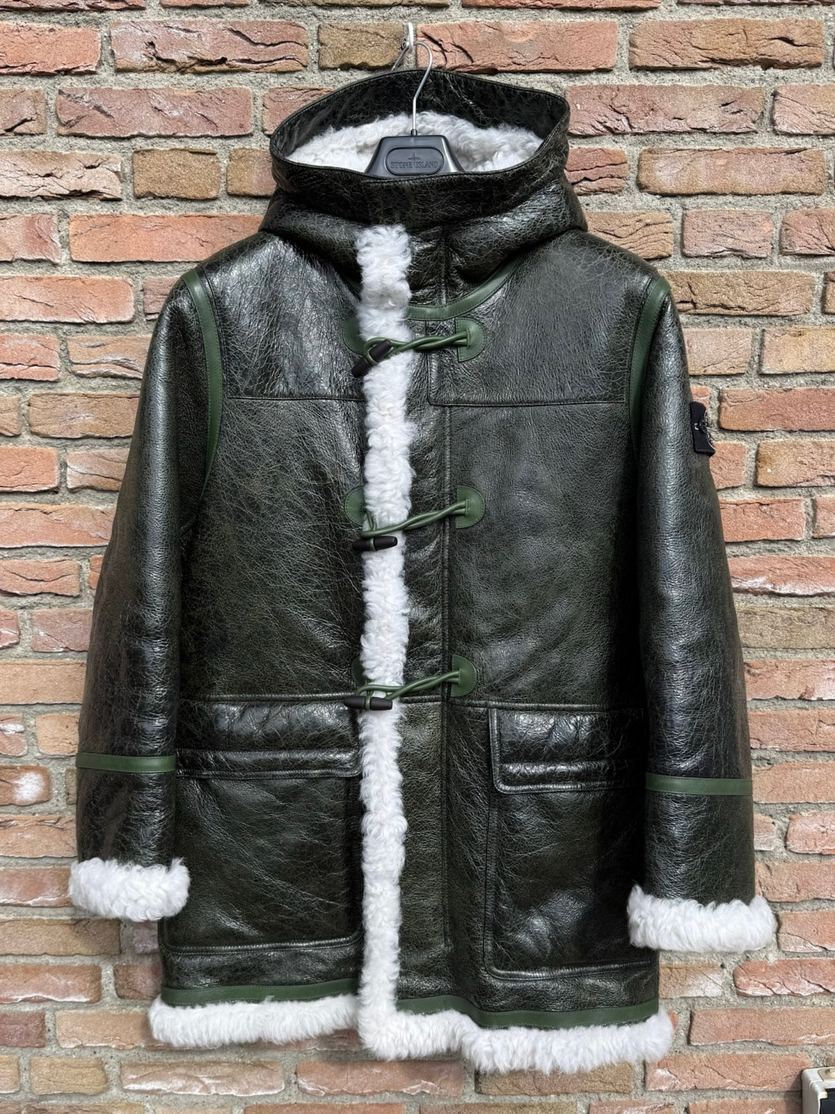 Stone Island Vitrified Sheepskin Jacket - M