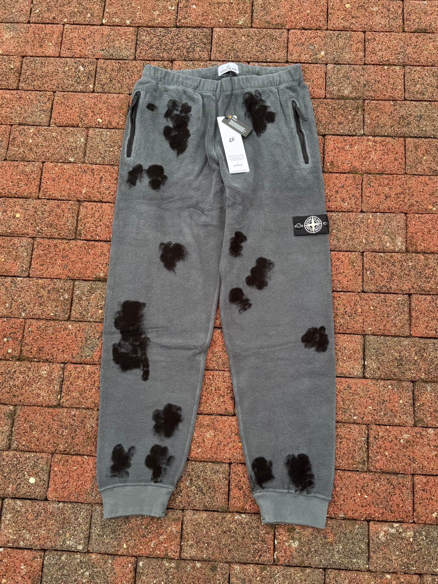 Stone Island Hand Colouring Fleece Hose - L