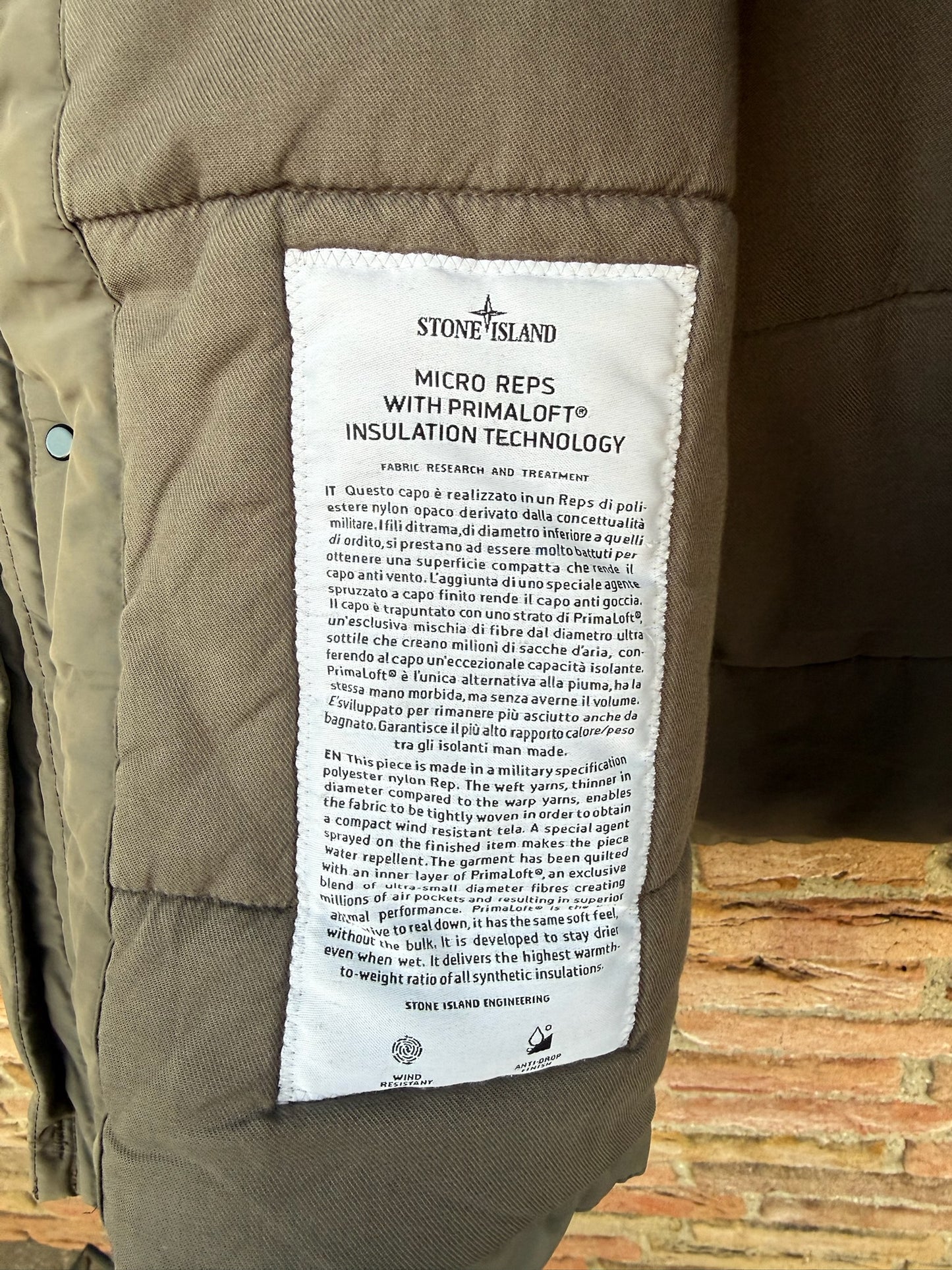 Stone Island Micro Reps Primaloft Jacket - XXL