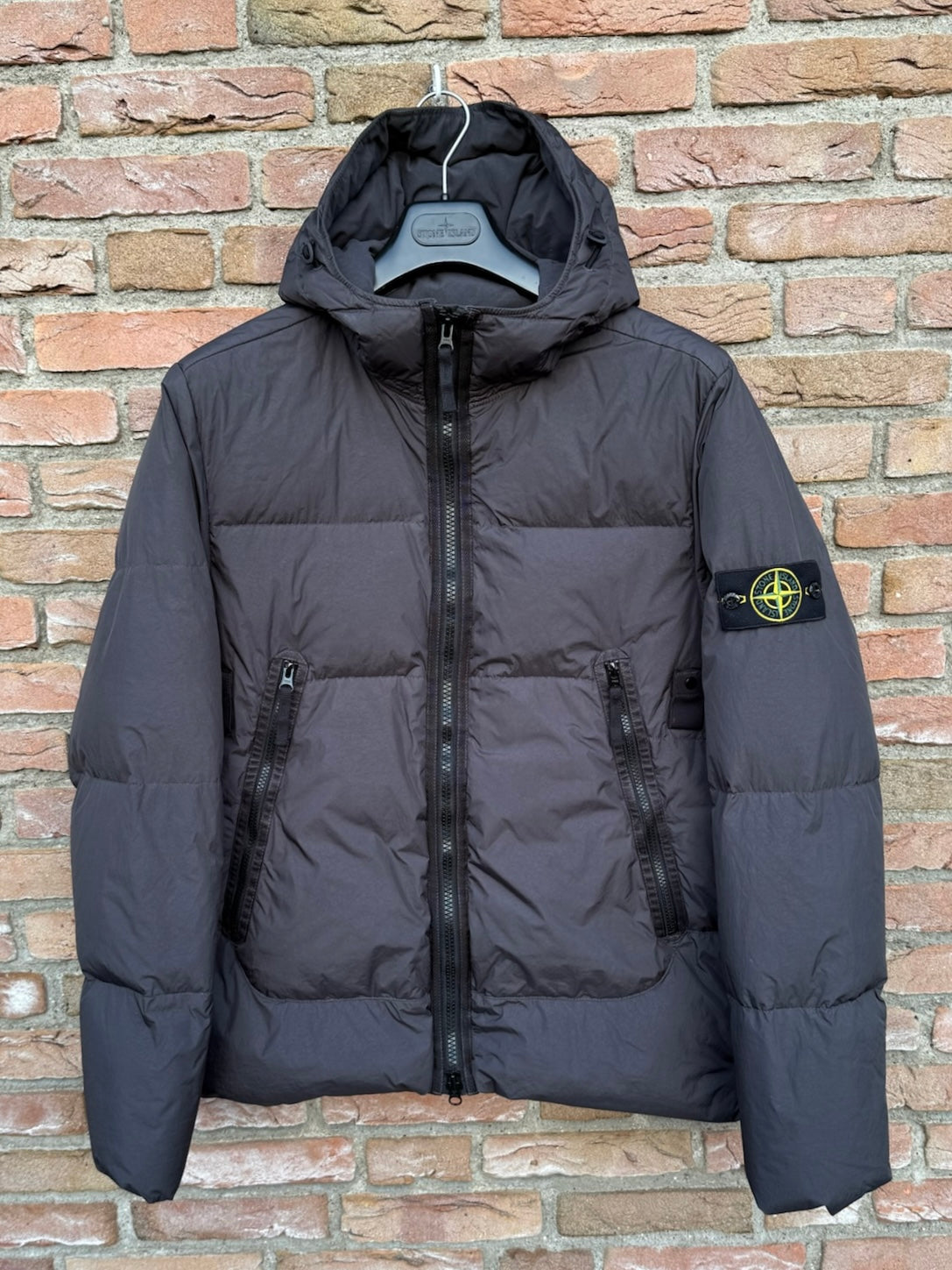 Stone Island Garment Dyed Crinkle Reps NY Down Jacket - L