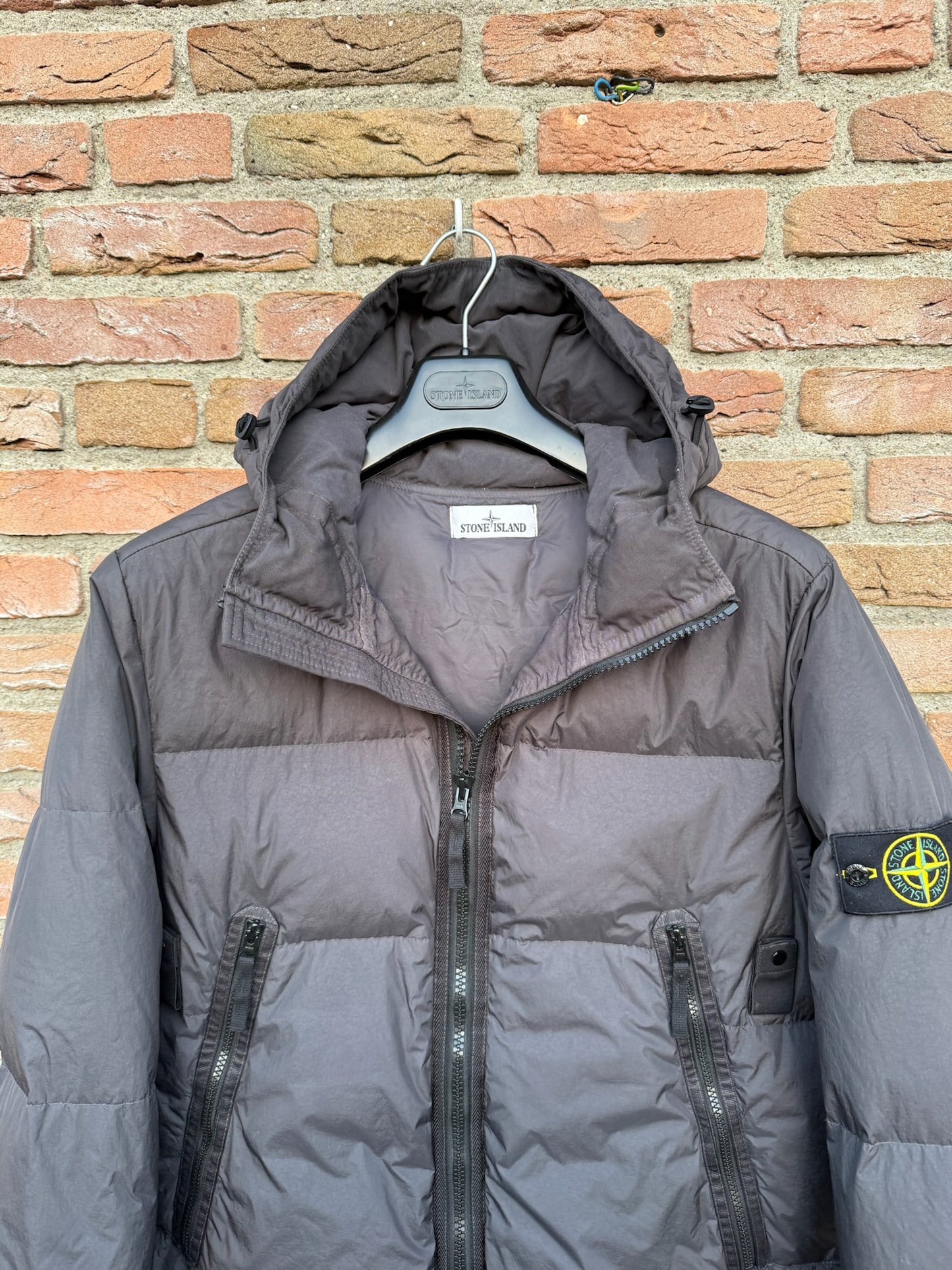 Stone Island Garment Dyed Crinkle Reps NY Down Jacket - L