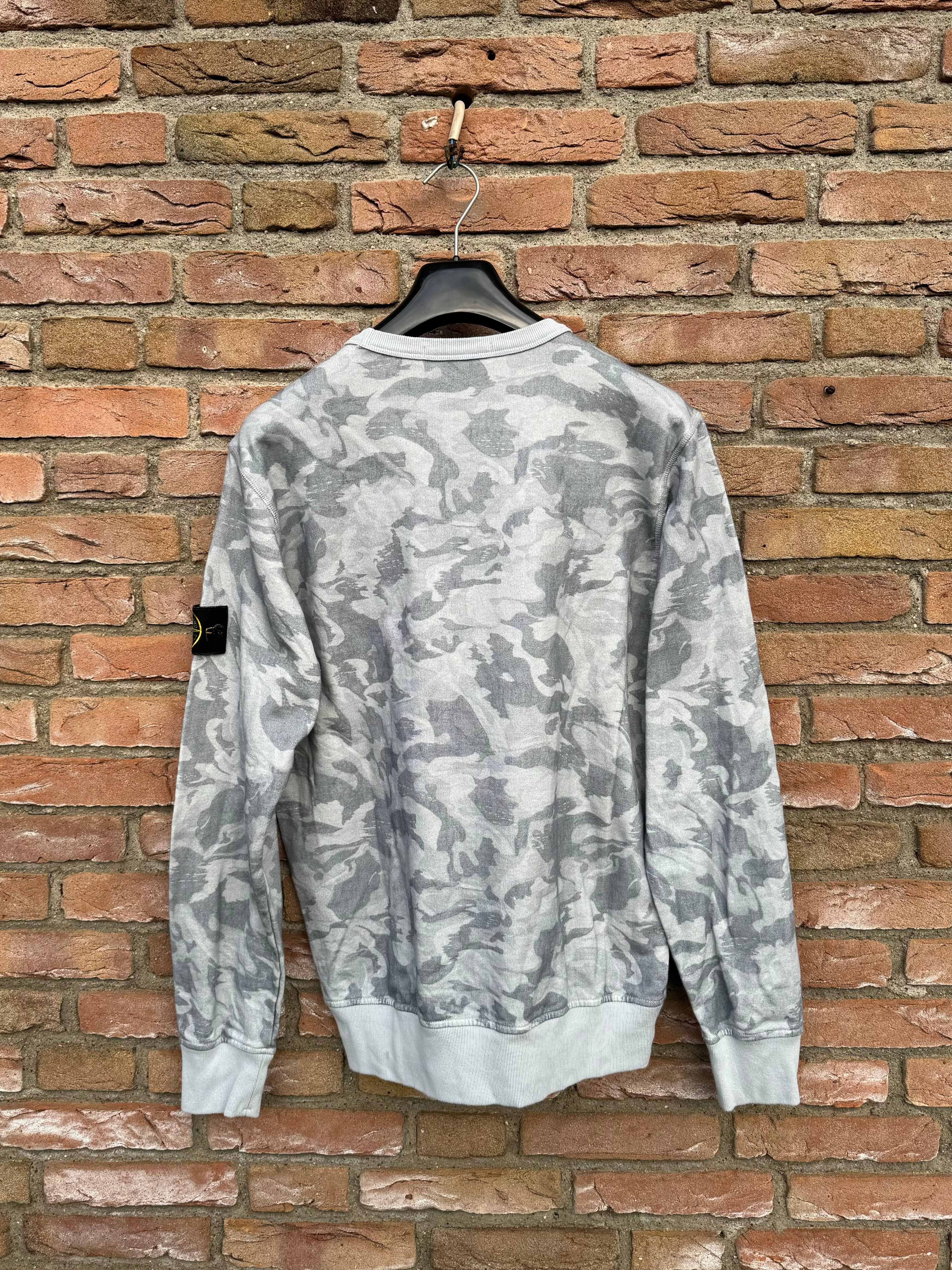 Stone island camo sweatshirt sale