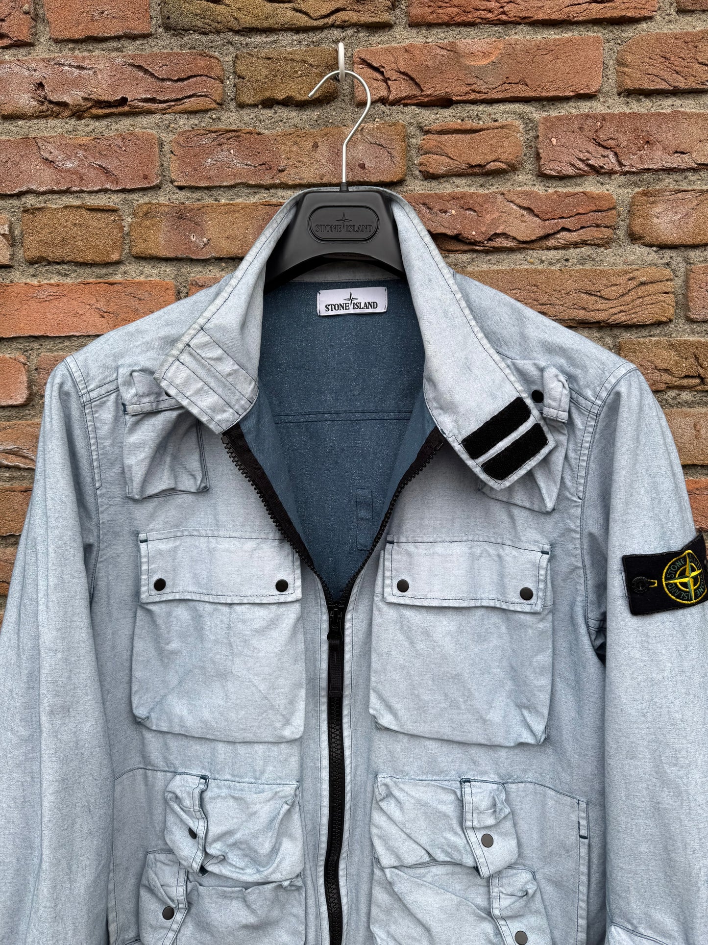 Stone Island Canvas Placcato Jacke - L
