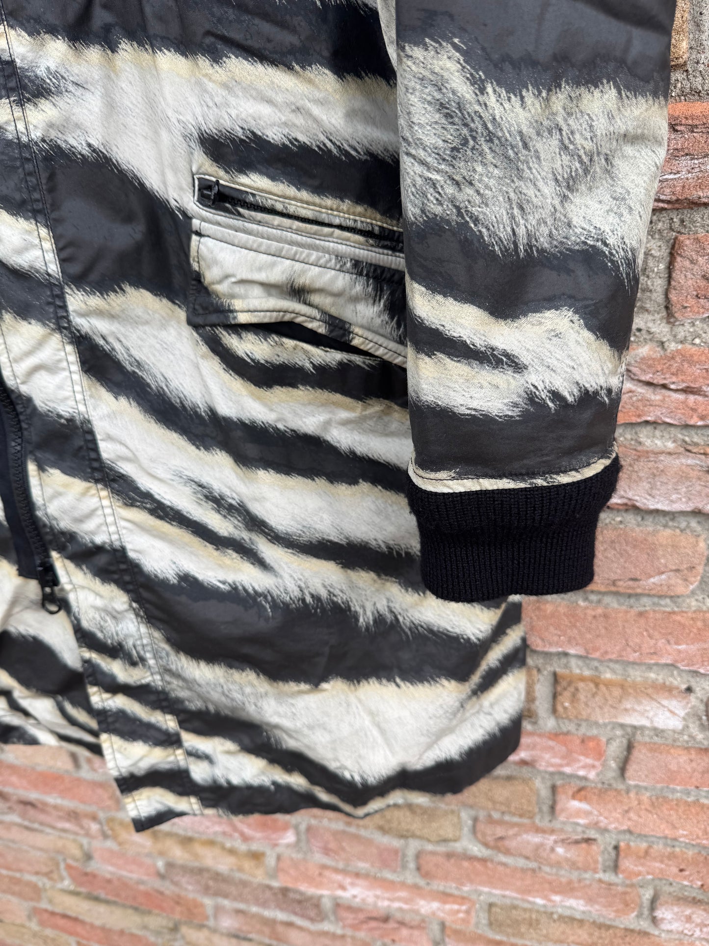 Stone Island White Tiger Camo 50 Fili Primaloft Jacket - M