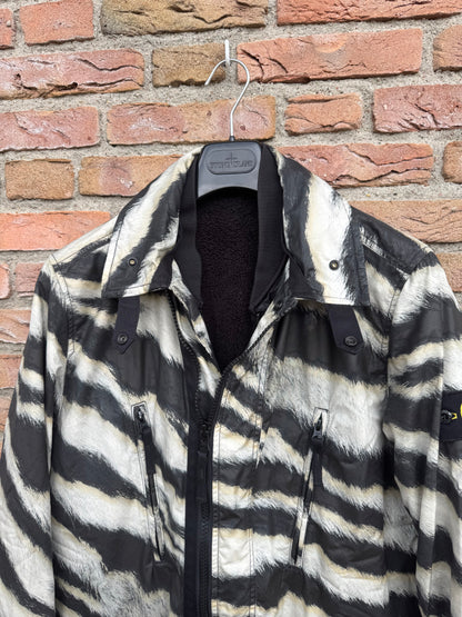 Stone Island White Tiger Camo 50 Fili Primaloft Jacket - M