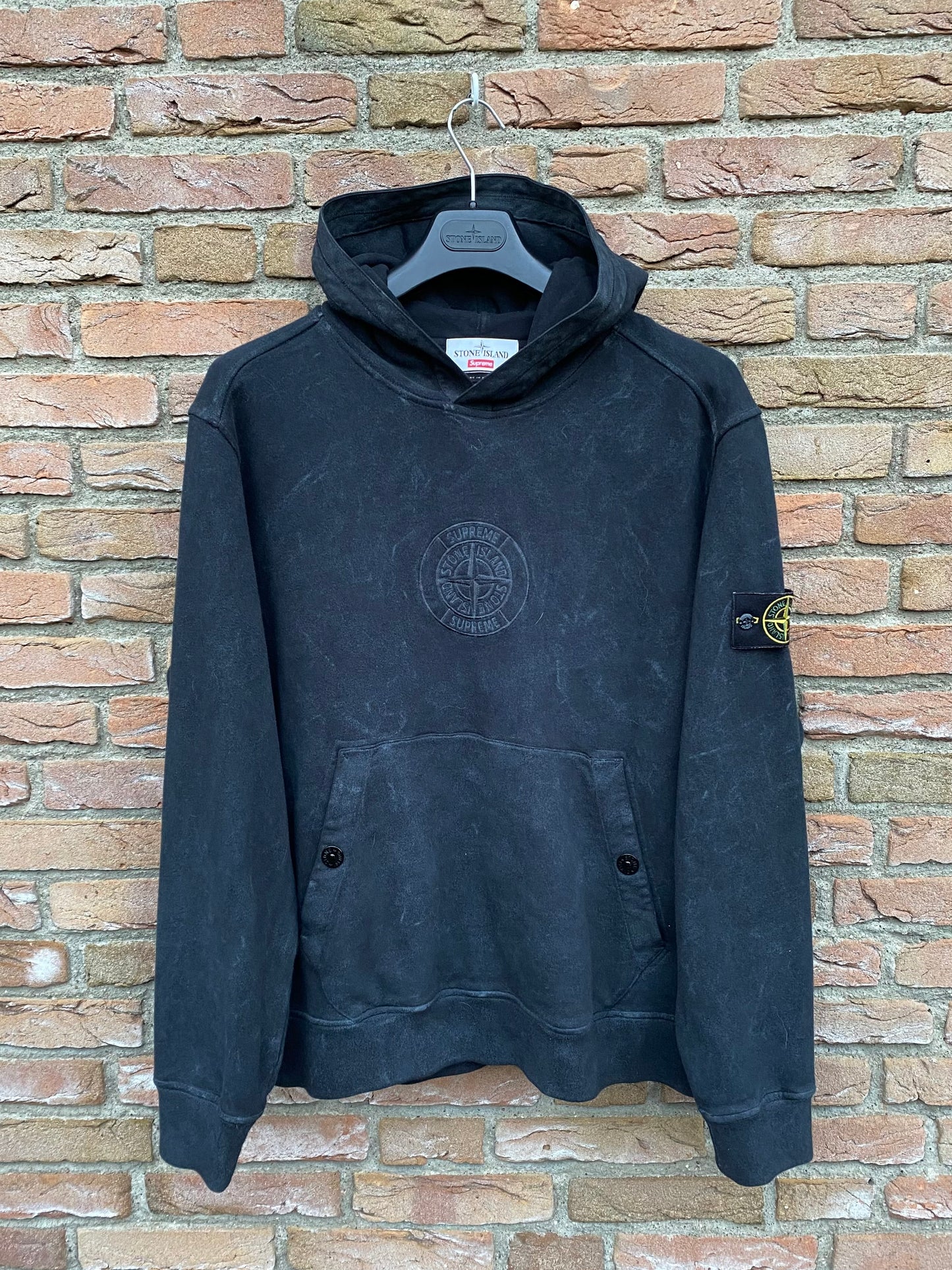 Stone Island x Supreme Dust Hoodie - L