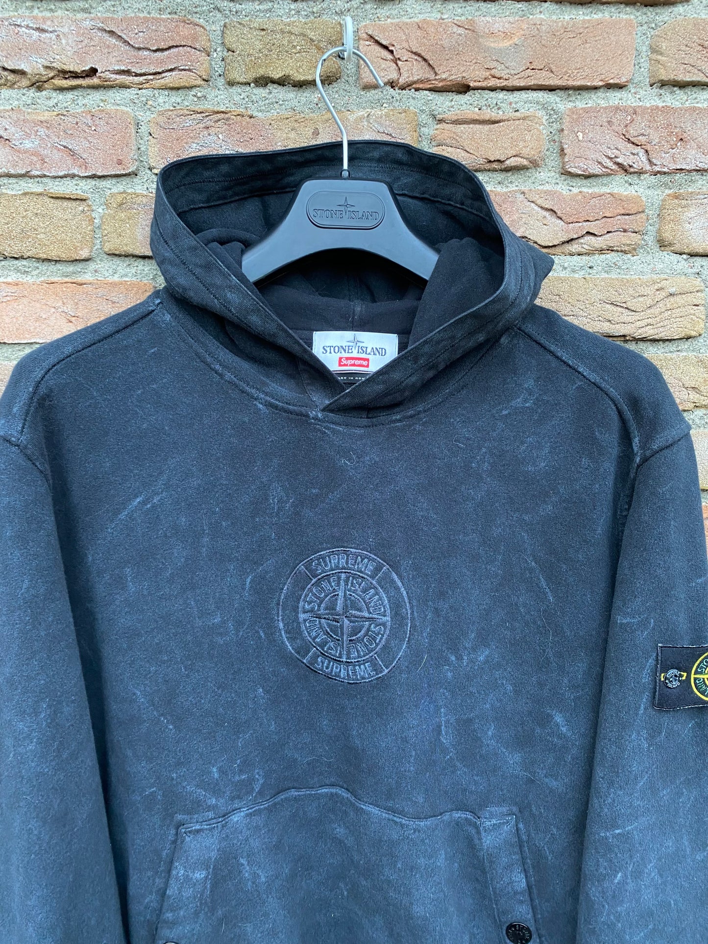 Stone Island x Supreme Dust Hoodie - L
