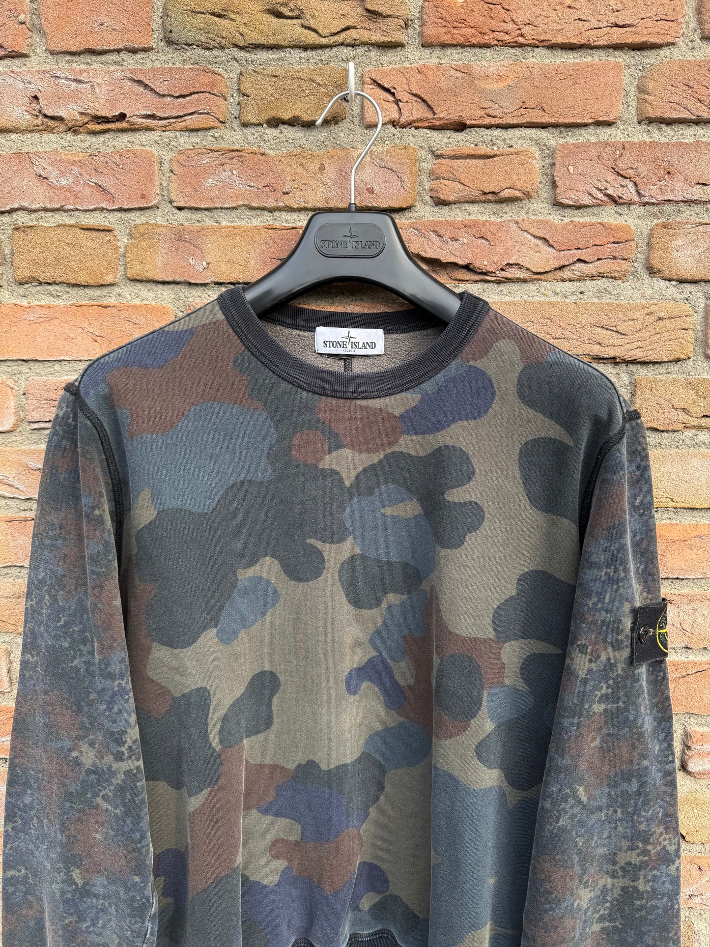 Stone Island Camo Sweatshirt - L