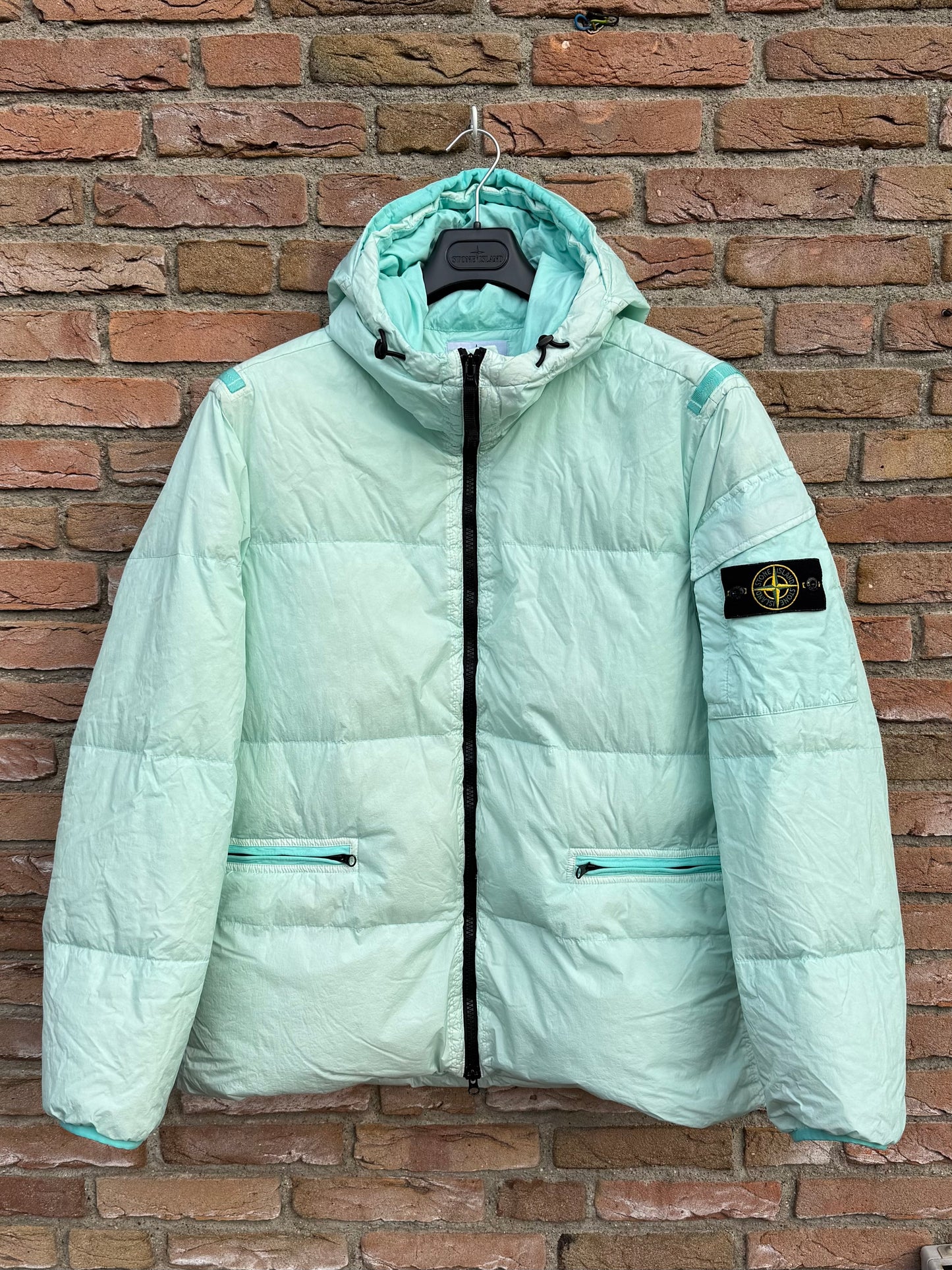 Stone Island Crinkle Reps Daunenjacke - XXL