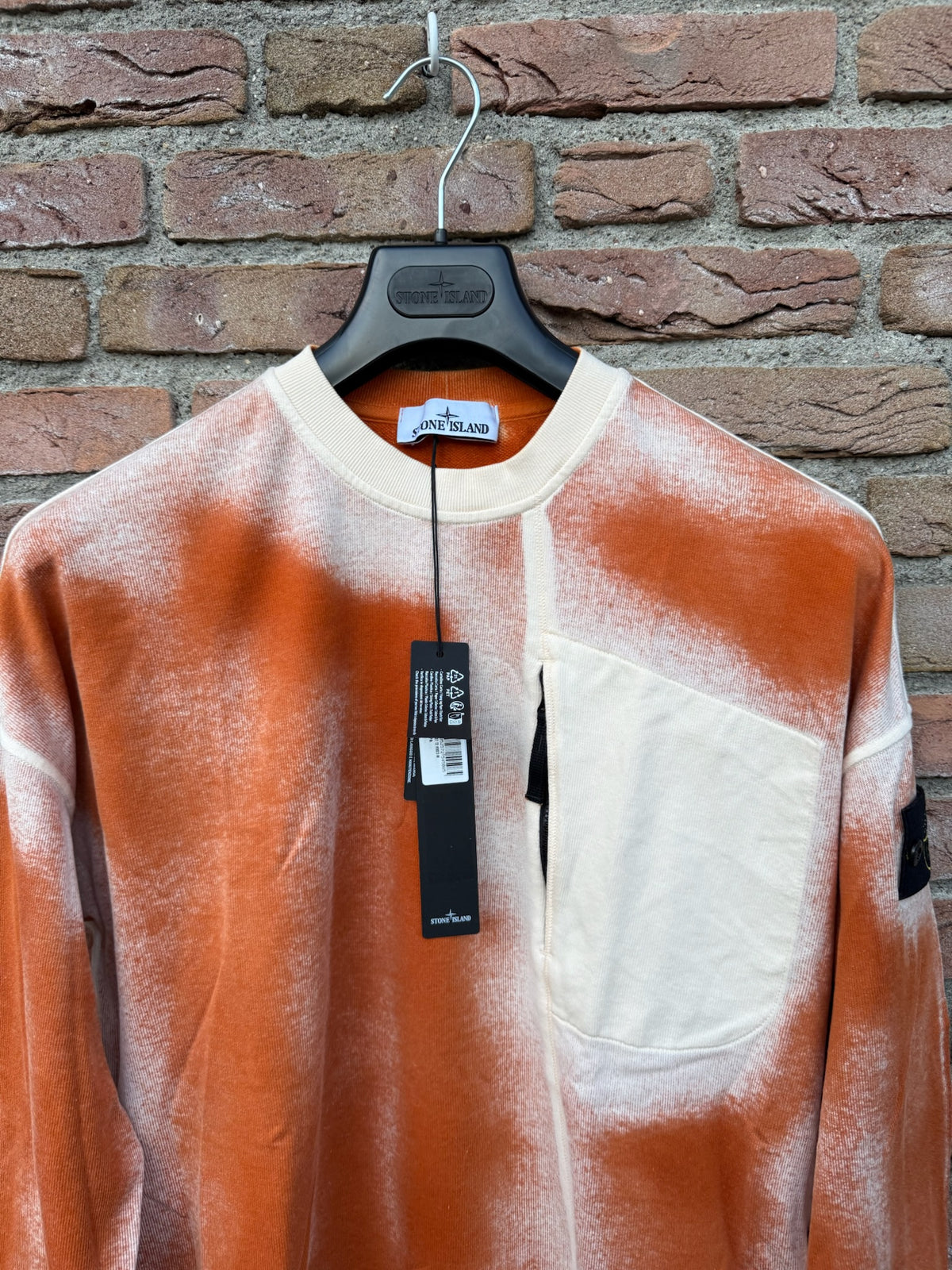 Stone Island Hand Sprayed Sweatshirt - M