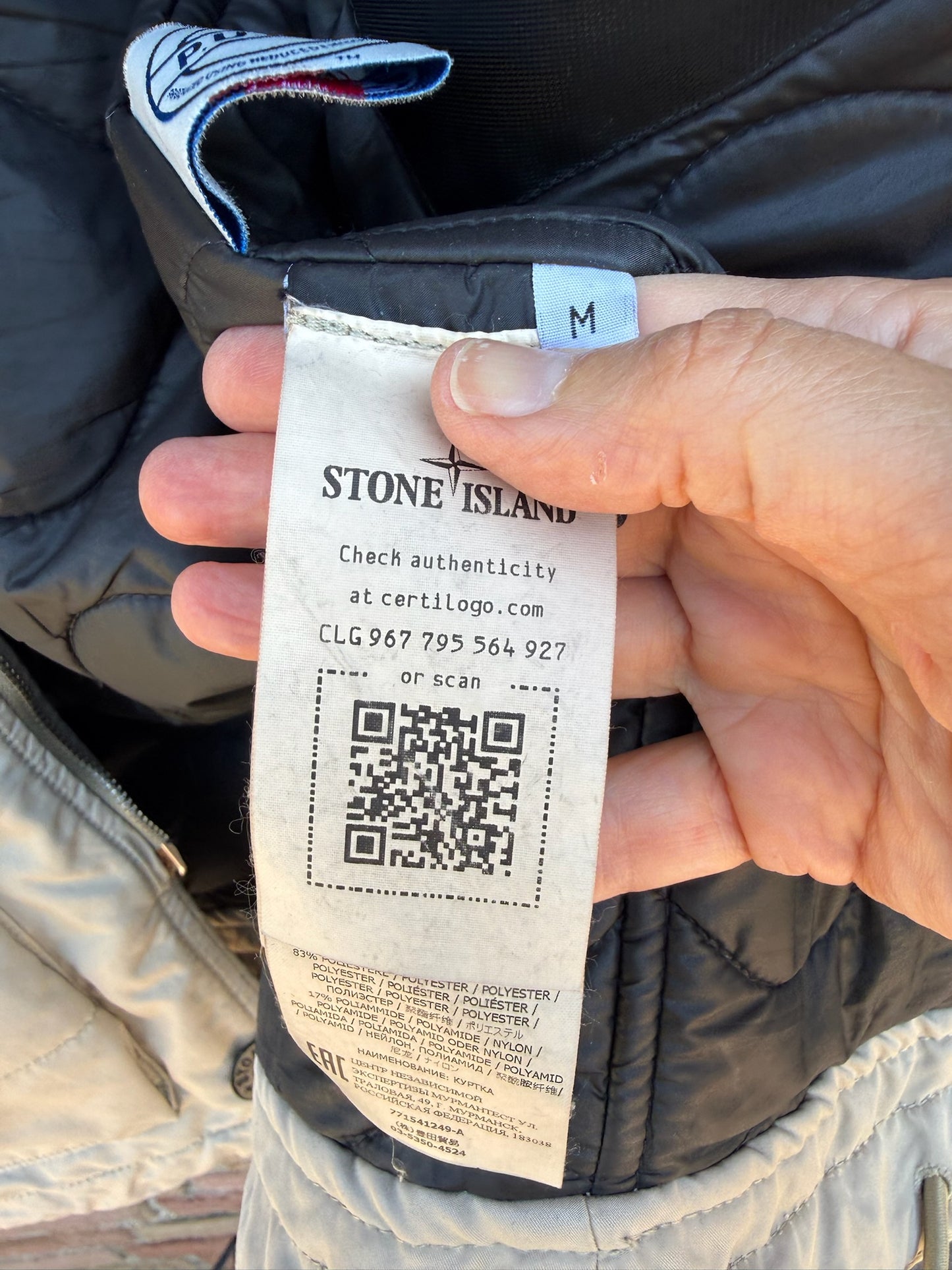 Stone Island David-TC Primaloft Jacket - M