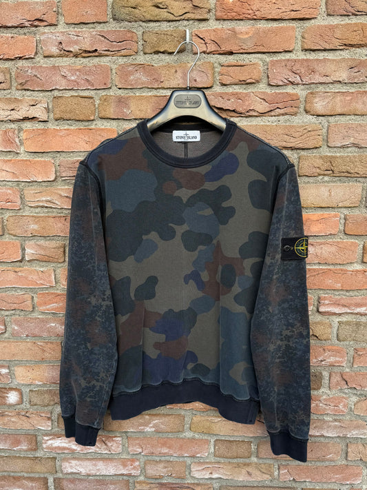 Stone Island Camo Sweatshirt - L